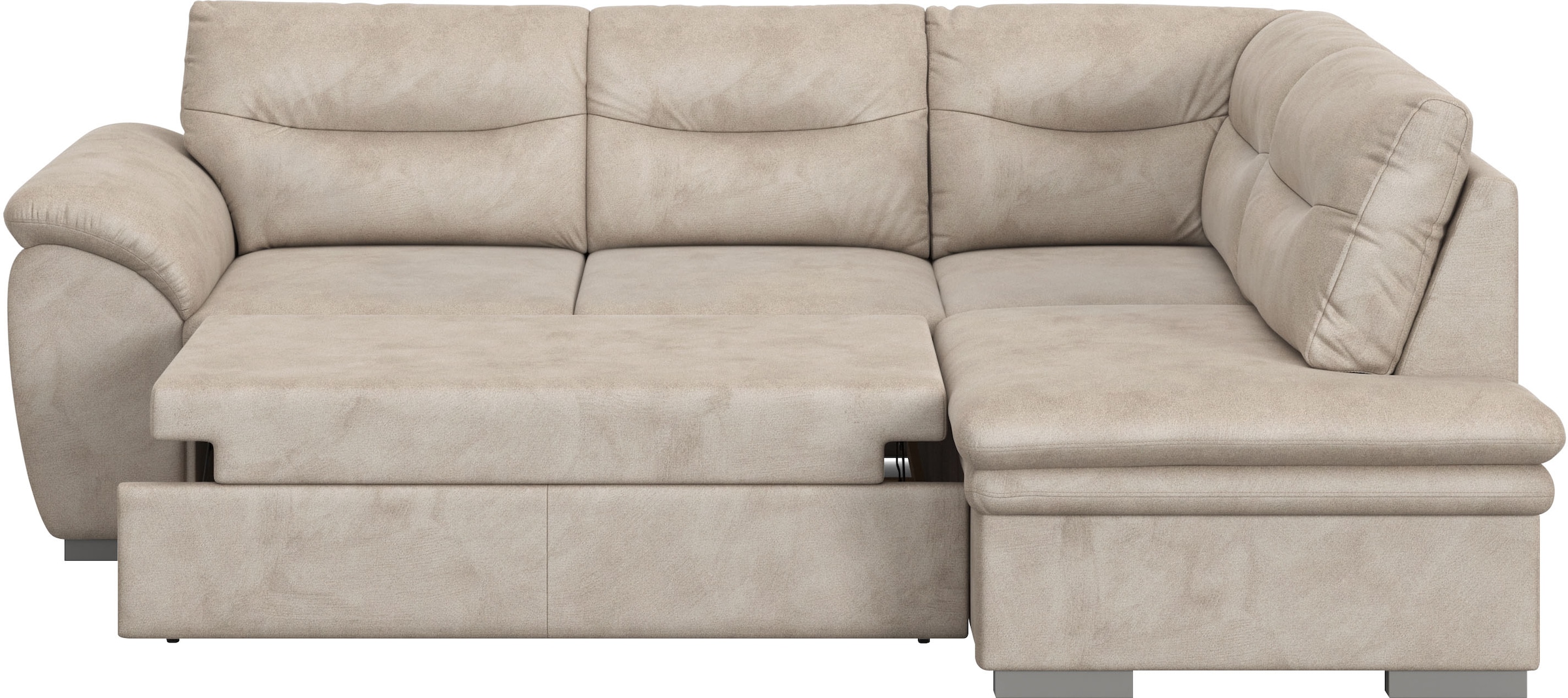 COTTA Ecksofa »Leandra L-Form«, wahlweise mit Bettfunktion & Bettkasten