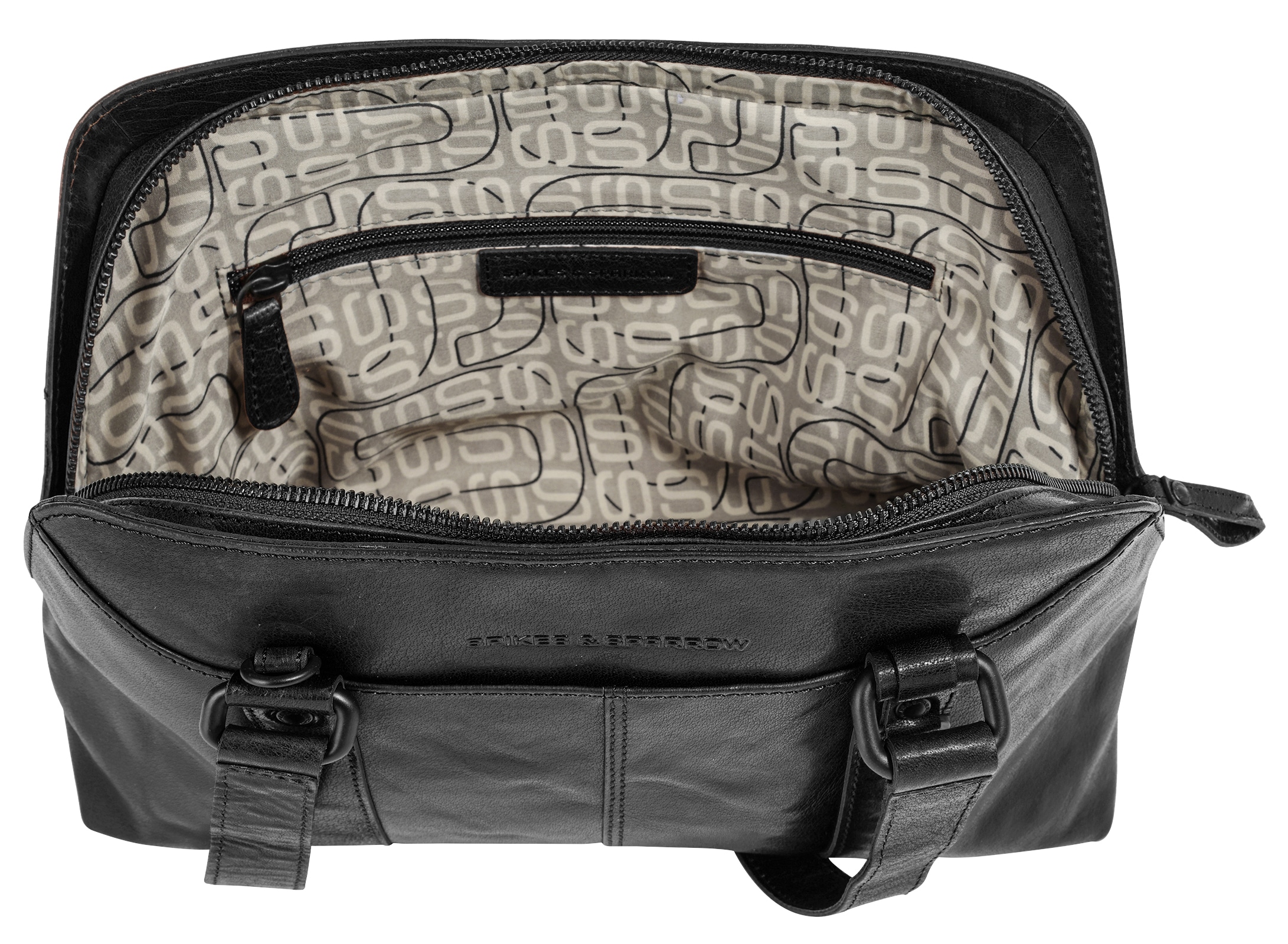 Spikes & Sparrow Henkeltasche, echt Leder