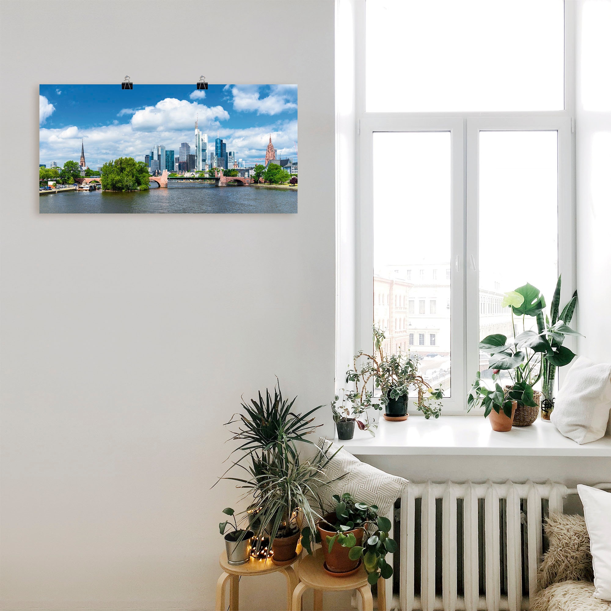 Artland Wandbild »Frankfurt am Main«, Deutschland, (1 St.), als Alubild, Ou günstig online kaufen