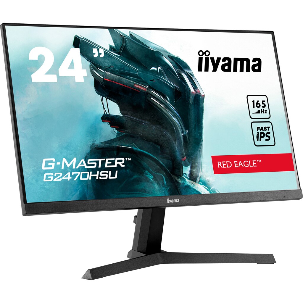 Iiyama Gaming-Monitor »G-MASTER G2470HSU-B1«, 61 cm/24 Zoll, 1920 x 1080 px, Full HD, 0,8 ms Reaktionszeit, 165 Hz
