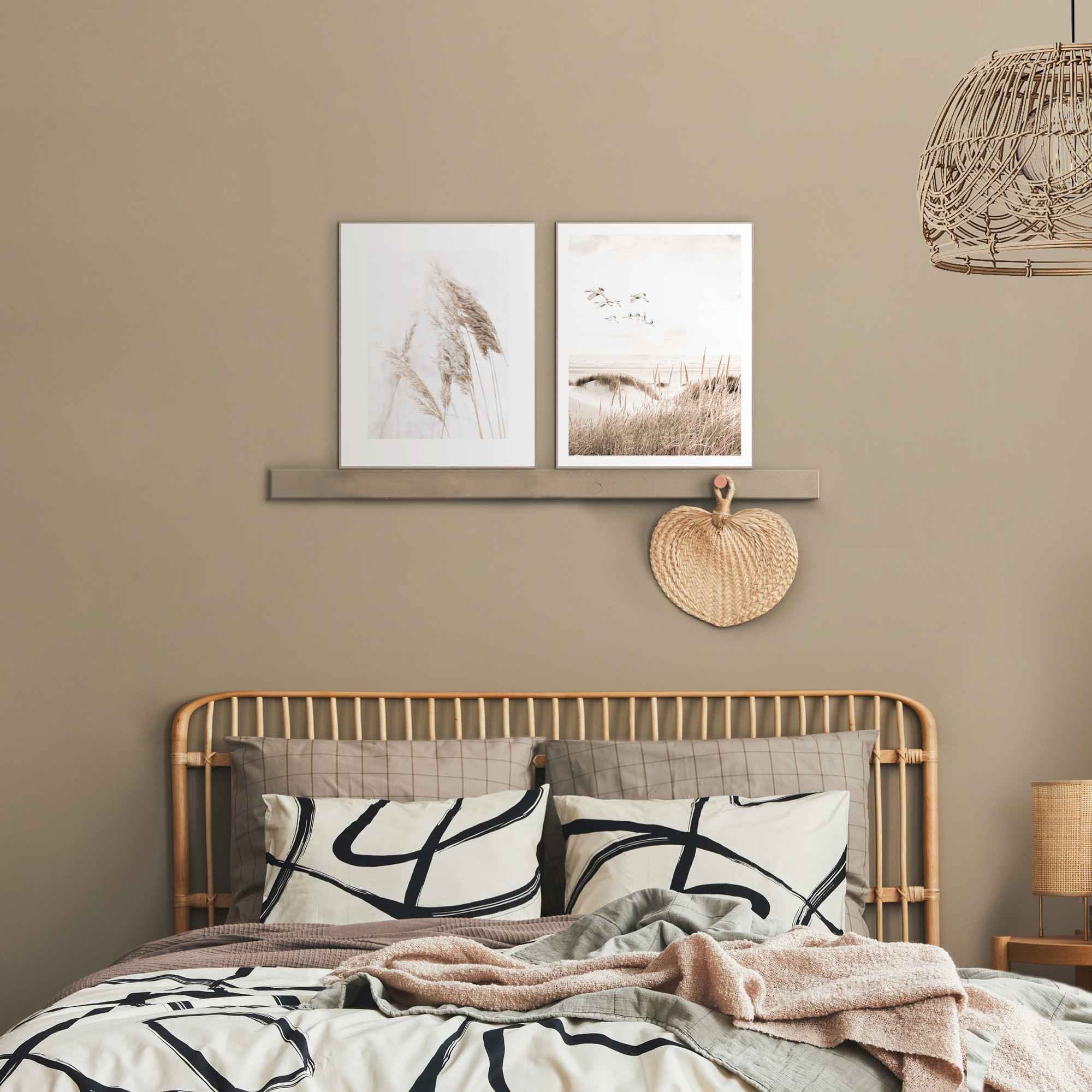 Reinders! Wandbild »Kraniche Strand - Natur - Botanisch - Freiheit« 2 Stk. günstig online kaufen