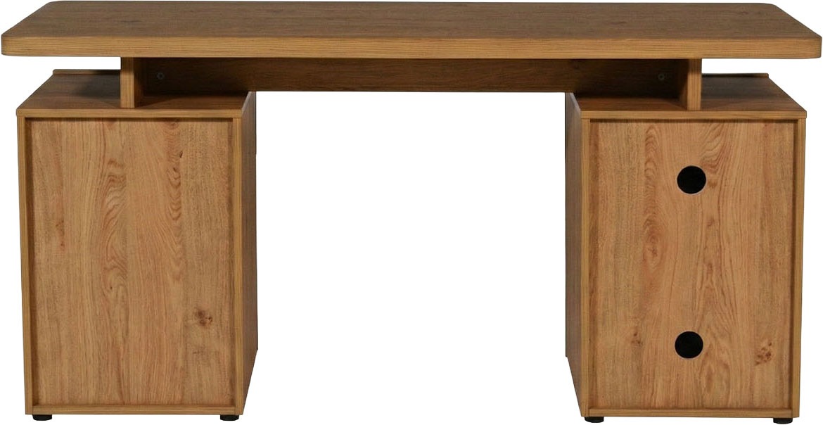 Jahnke Schreibtisch »CU-LIBRE C 250« wechselseitig montierbar, viel Stauraum, Breite 150 cm