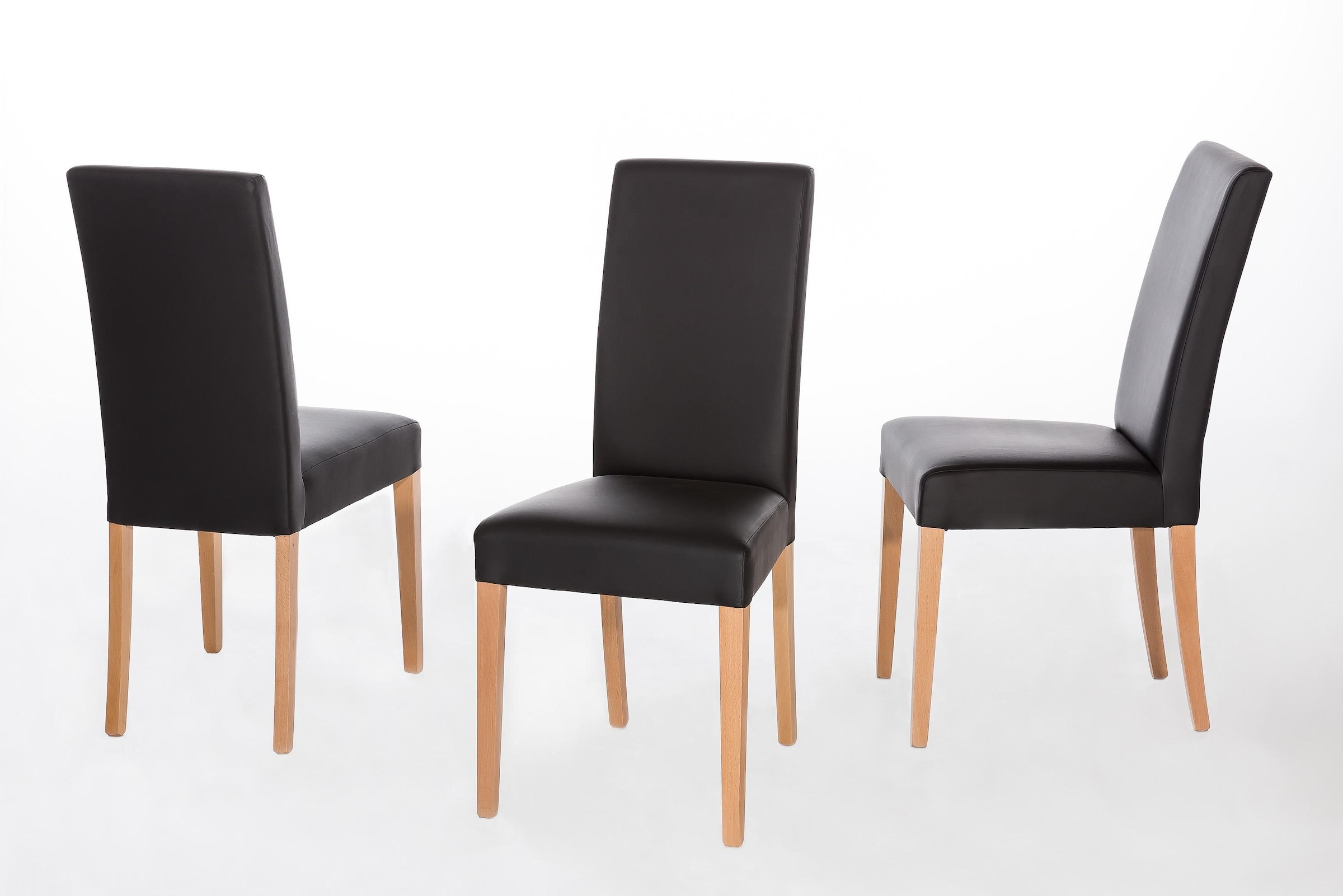 Home affaire 4-Fußstuhl »Lea« (Set) 2 Stk. Kunstleder günstig online kaufen