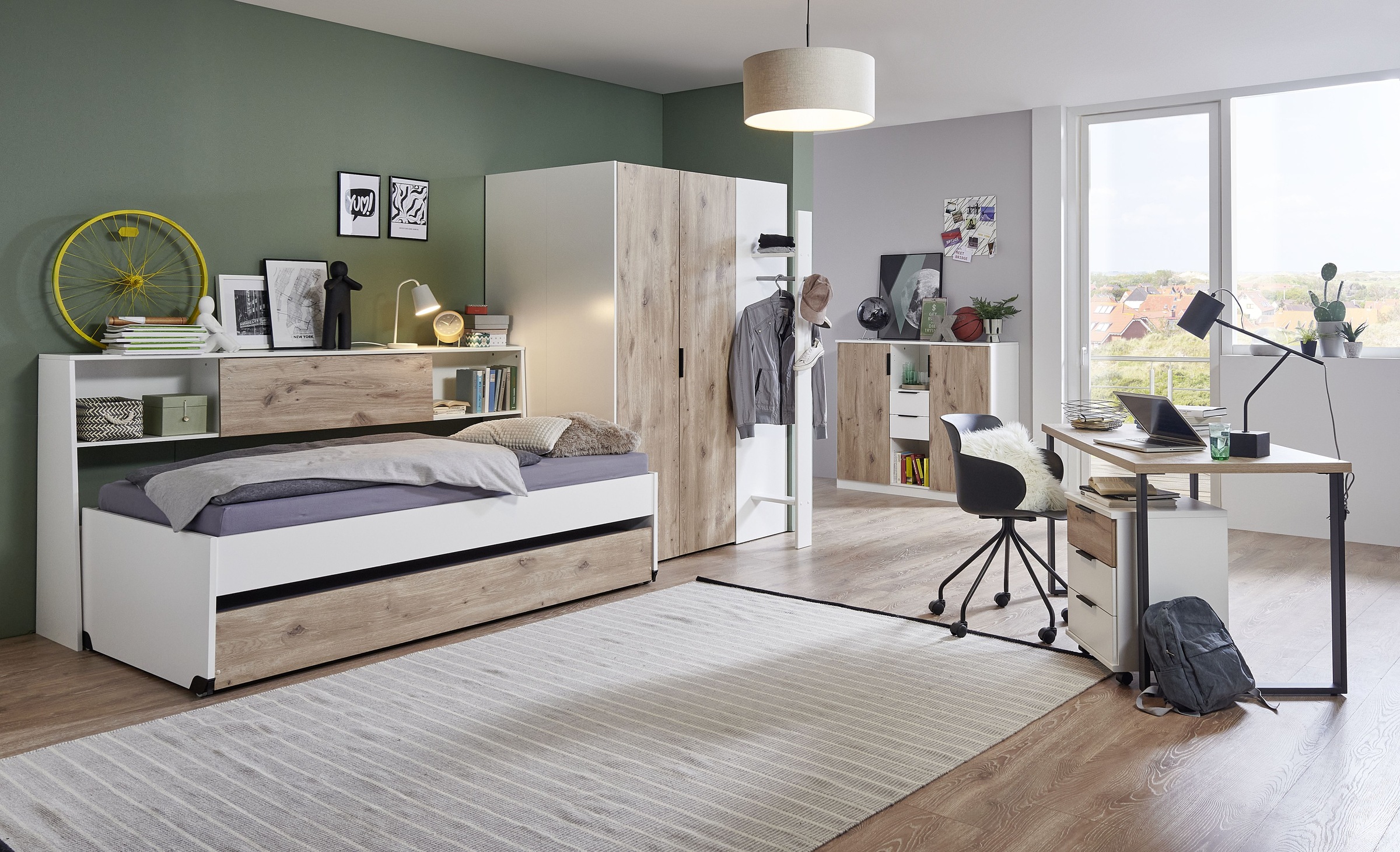 Wimex Schreibtisch »Norderney«, aus Holzwerkstoff und Metall, 140x70cm günstig online kaufen