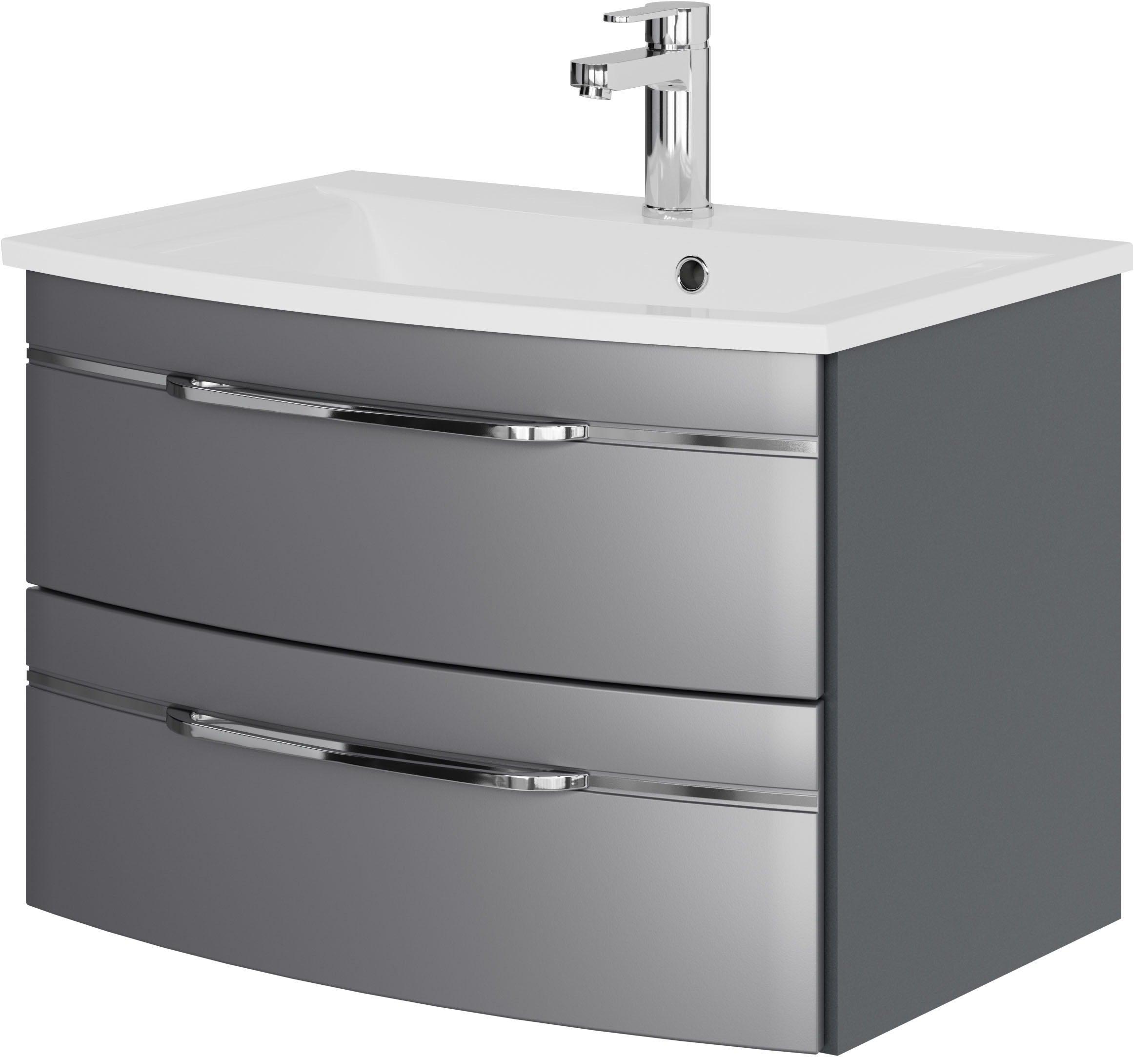 Saphir Waschtisch »Serie 7045 Mineralmarmor-Waschtisch und Unterschrank, 71 günstig online kaufen