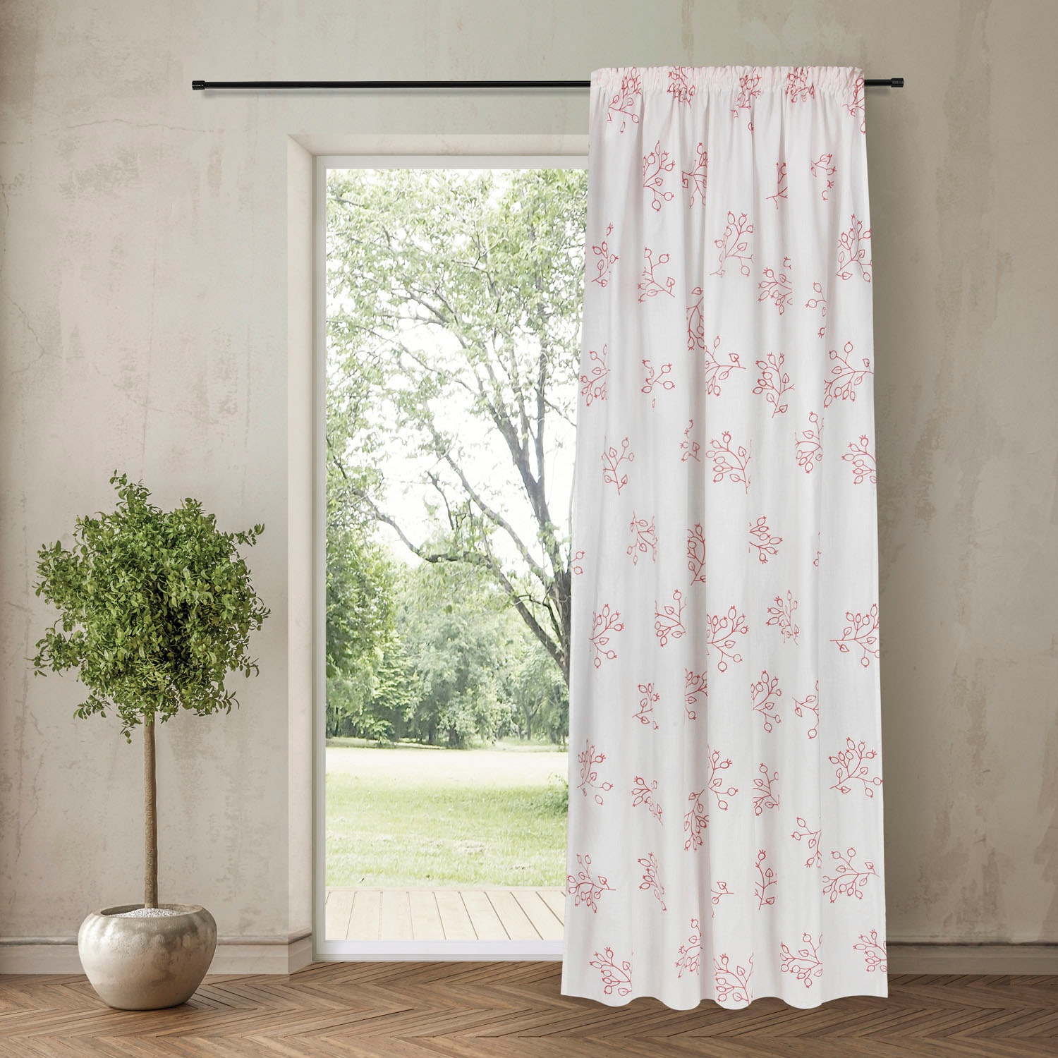 Feel of Nature Gardine »Elsa« Kräuselband 1 Stk. tlg. HxB: 245x140 günstig online kaufen