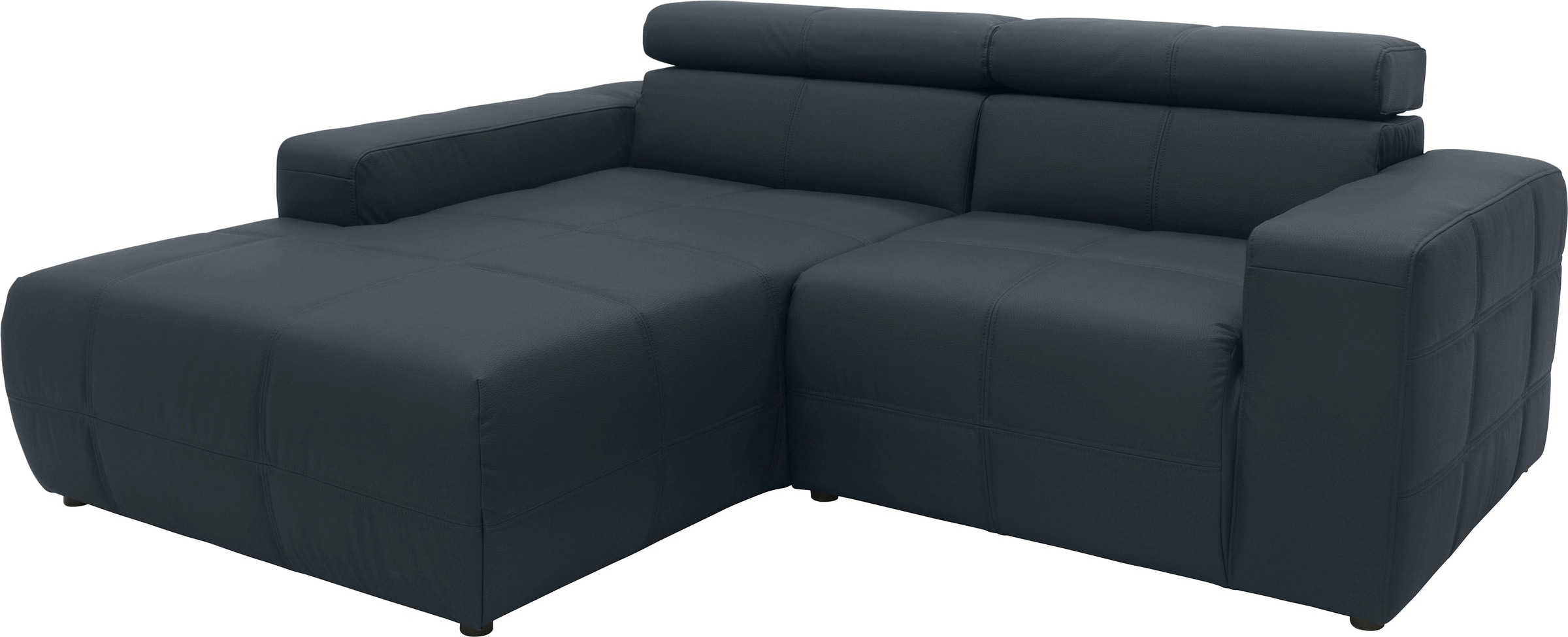 DOMO collection Ecksofa »Brandon, inkl. Kopfteilverstellung, B/T/H: 214/100 günstig online kaufen