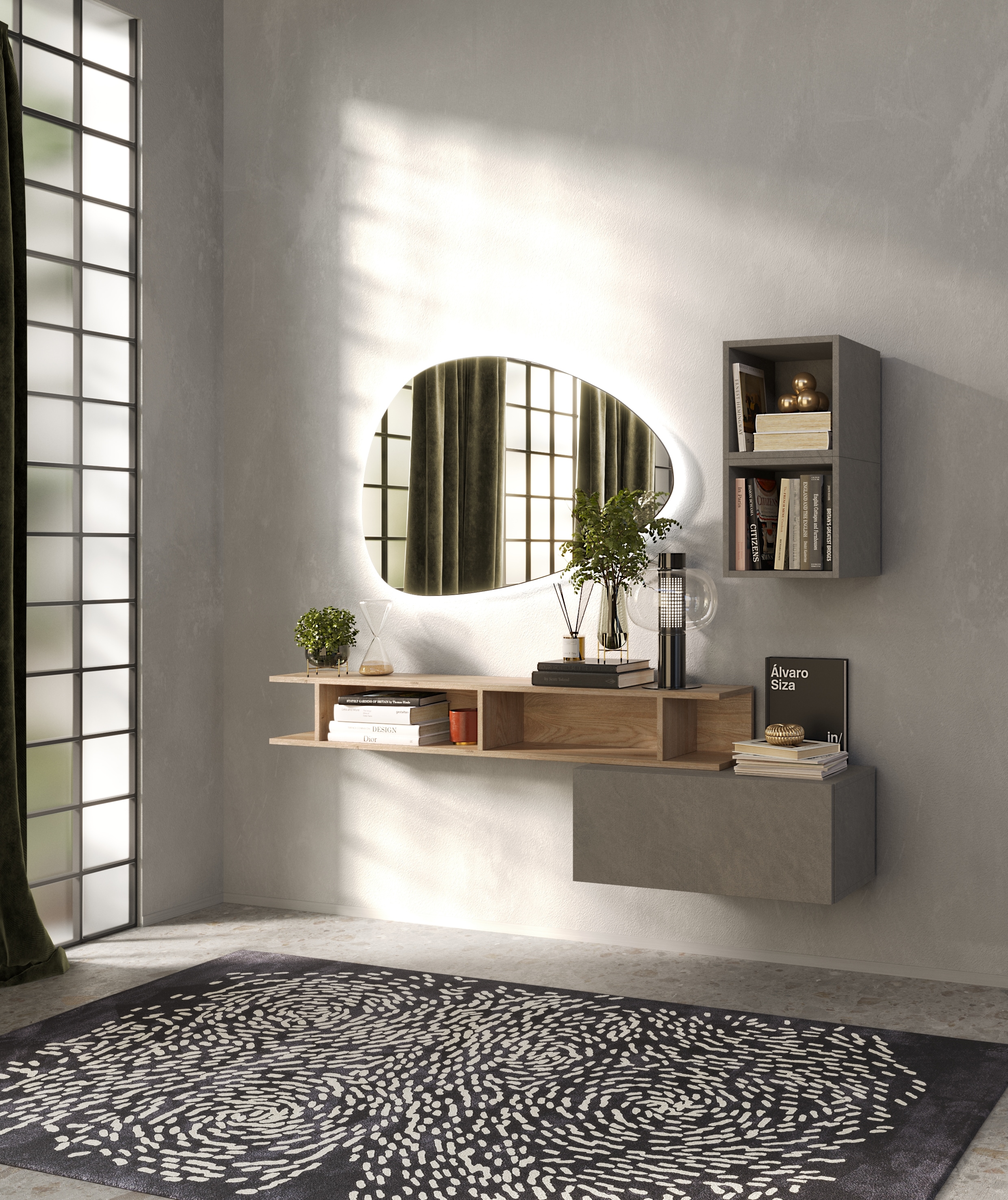 INOSIGN Garderoben-Set »INFINITY, 4tlg. Breite 150 cm, Höhe variabel, moder günstig online kaufen