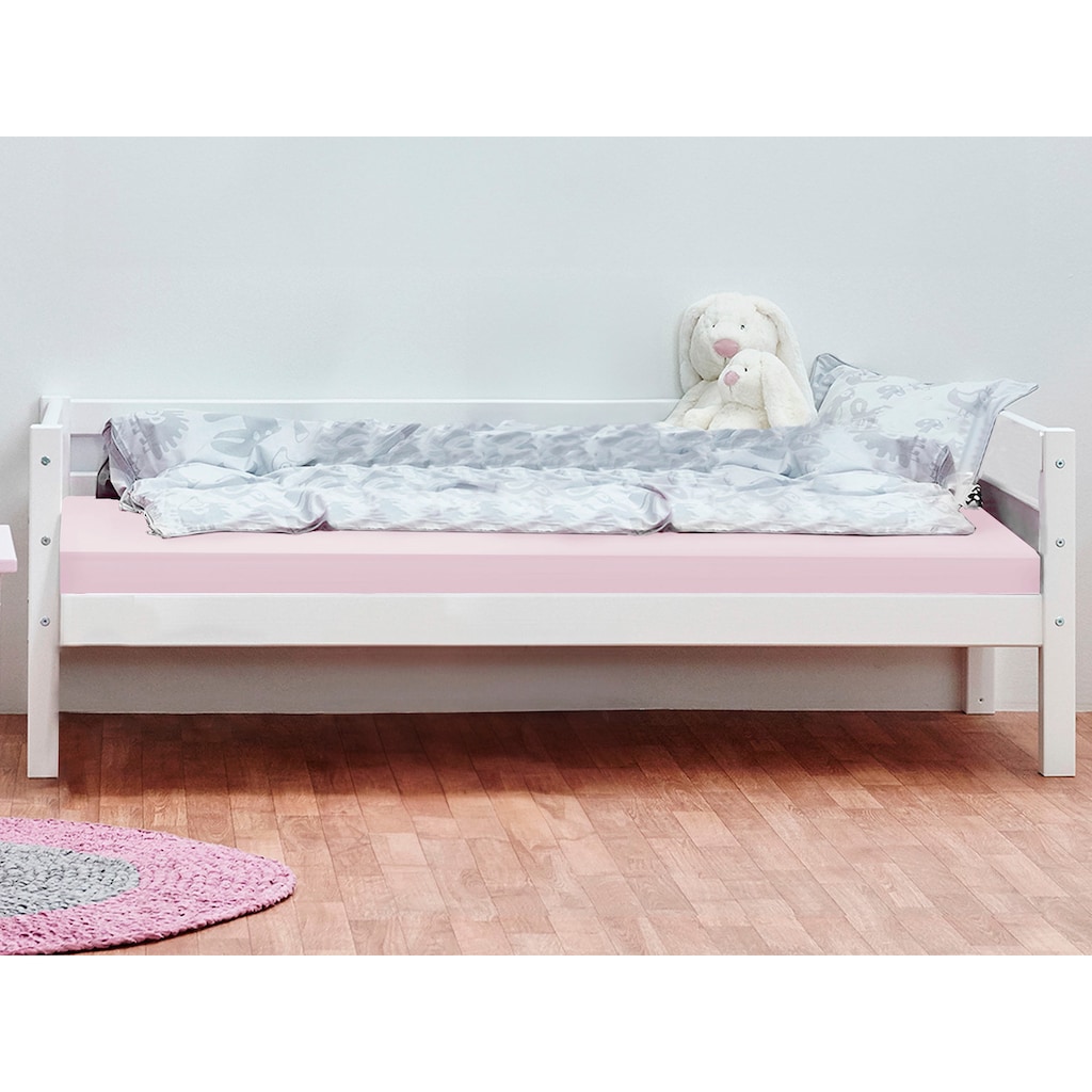 Hoppekids Kinderbett »«Winter Wonderland»«, (Set, 2 tlg., Bett und Matratzen), Tagesbett 70x160 cm Massiv mit Matratze