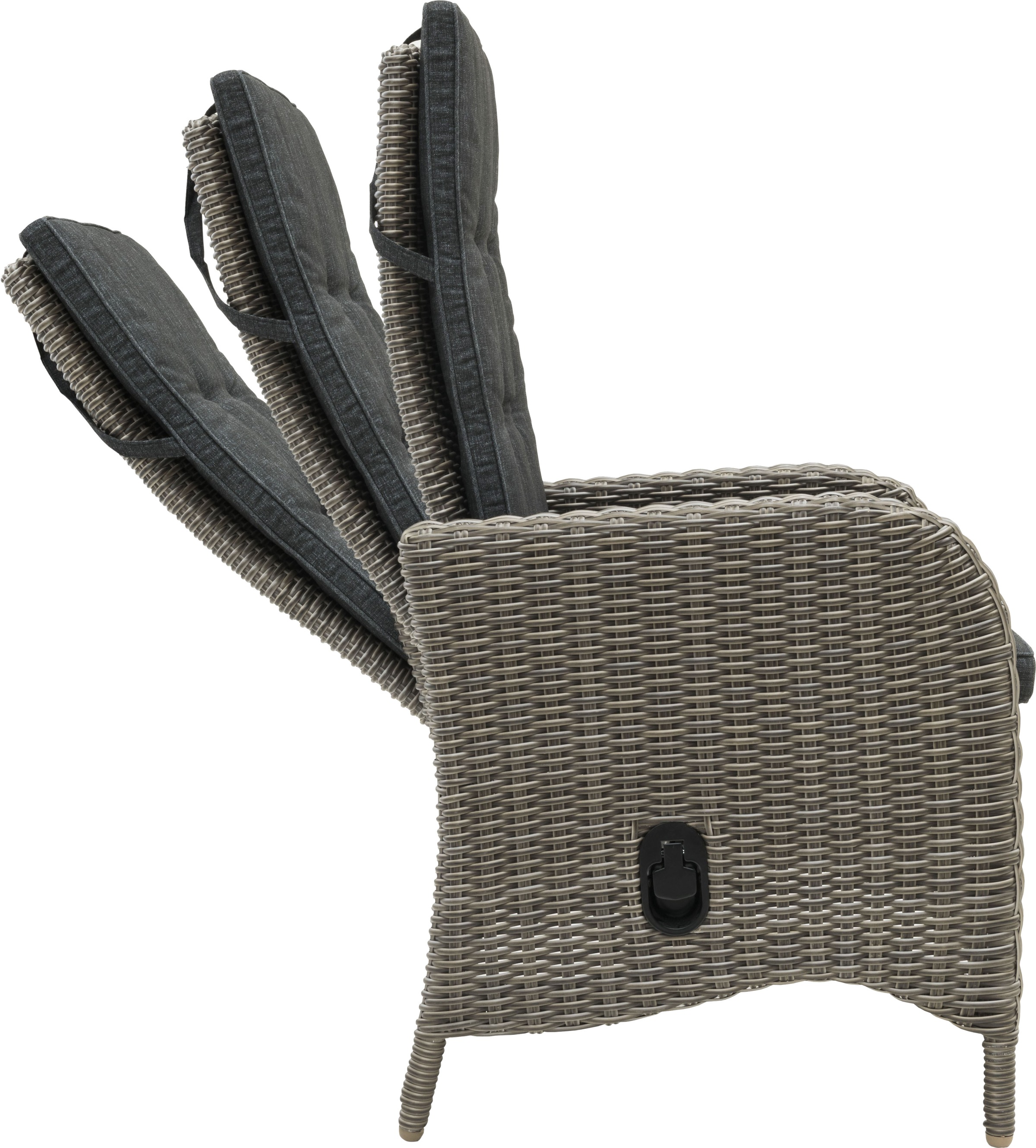 Destiny Garten-Essgruppe »PALMA LUNA« Set, 1 Tisch Ø, 4 Hochlehner, verstel günstig online kaufen