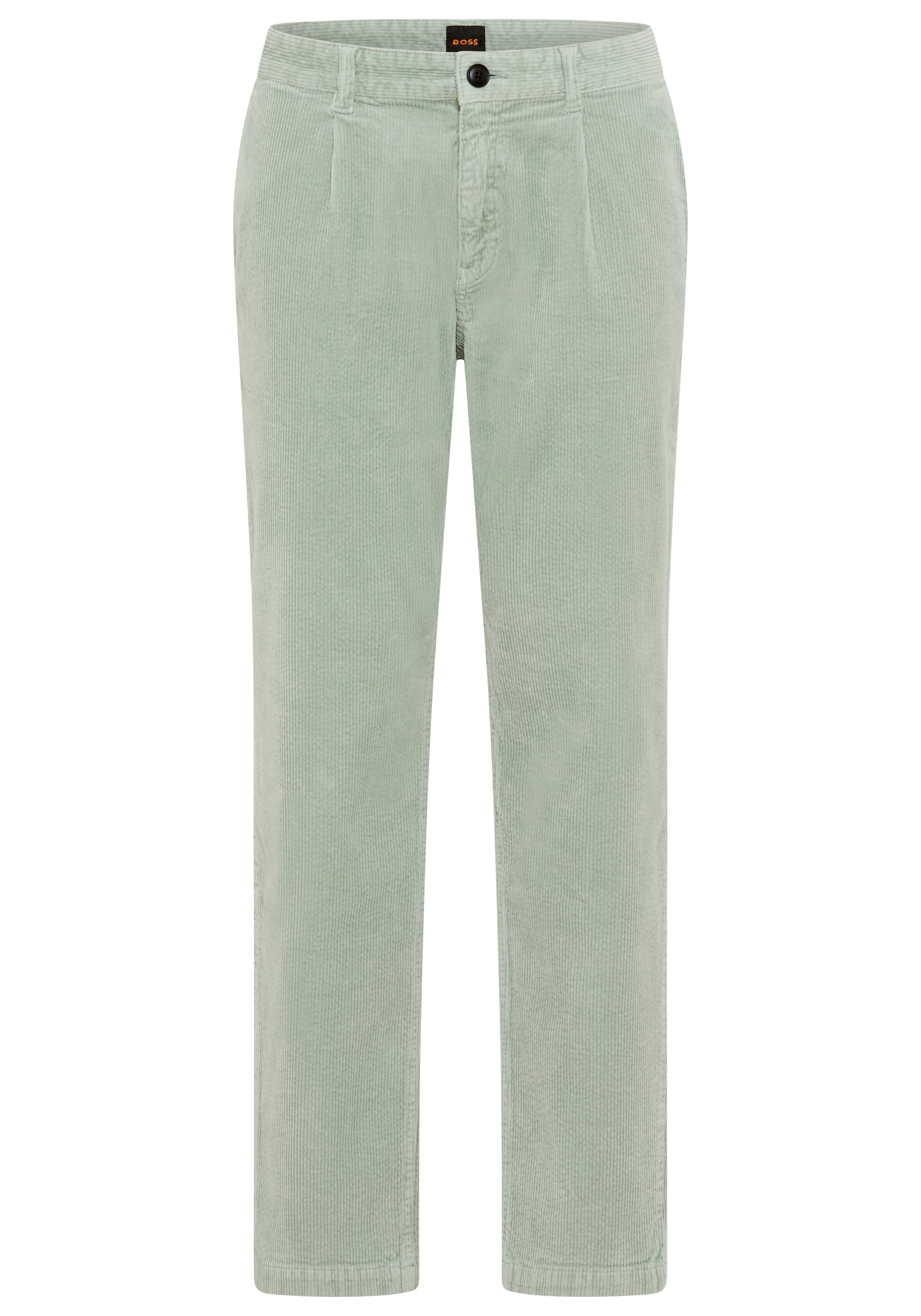 BOSS ORANGE Cordhose »Pleated«  tapered fit, Feincord-Qualität, Bundfalte