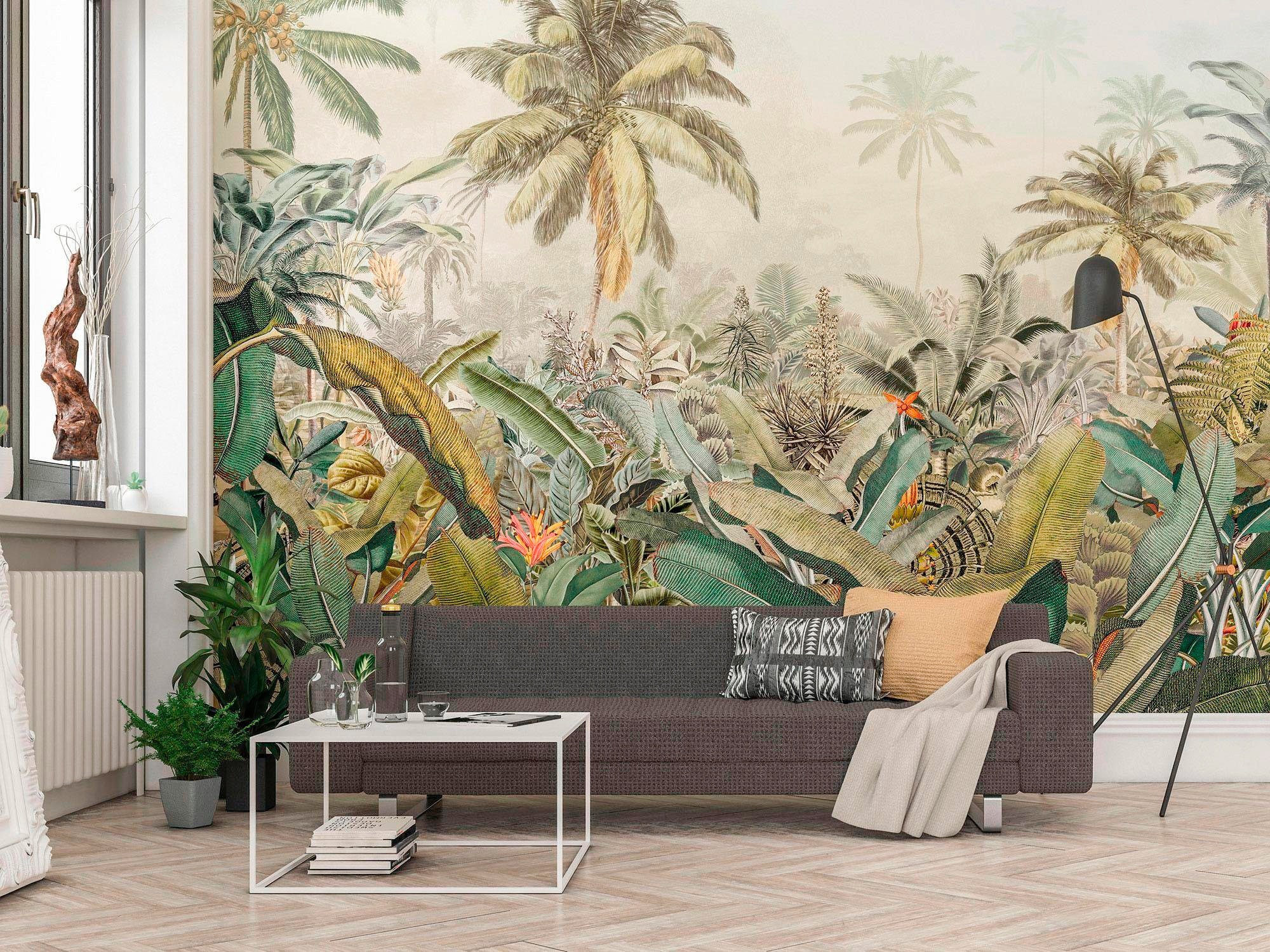 Komar Vliestapete »Vlies  - Amazonia - Größe 368 x 248 cm« bedruckt glatt Wohnzimmer, Schlafzimmer