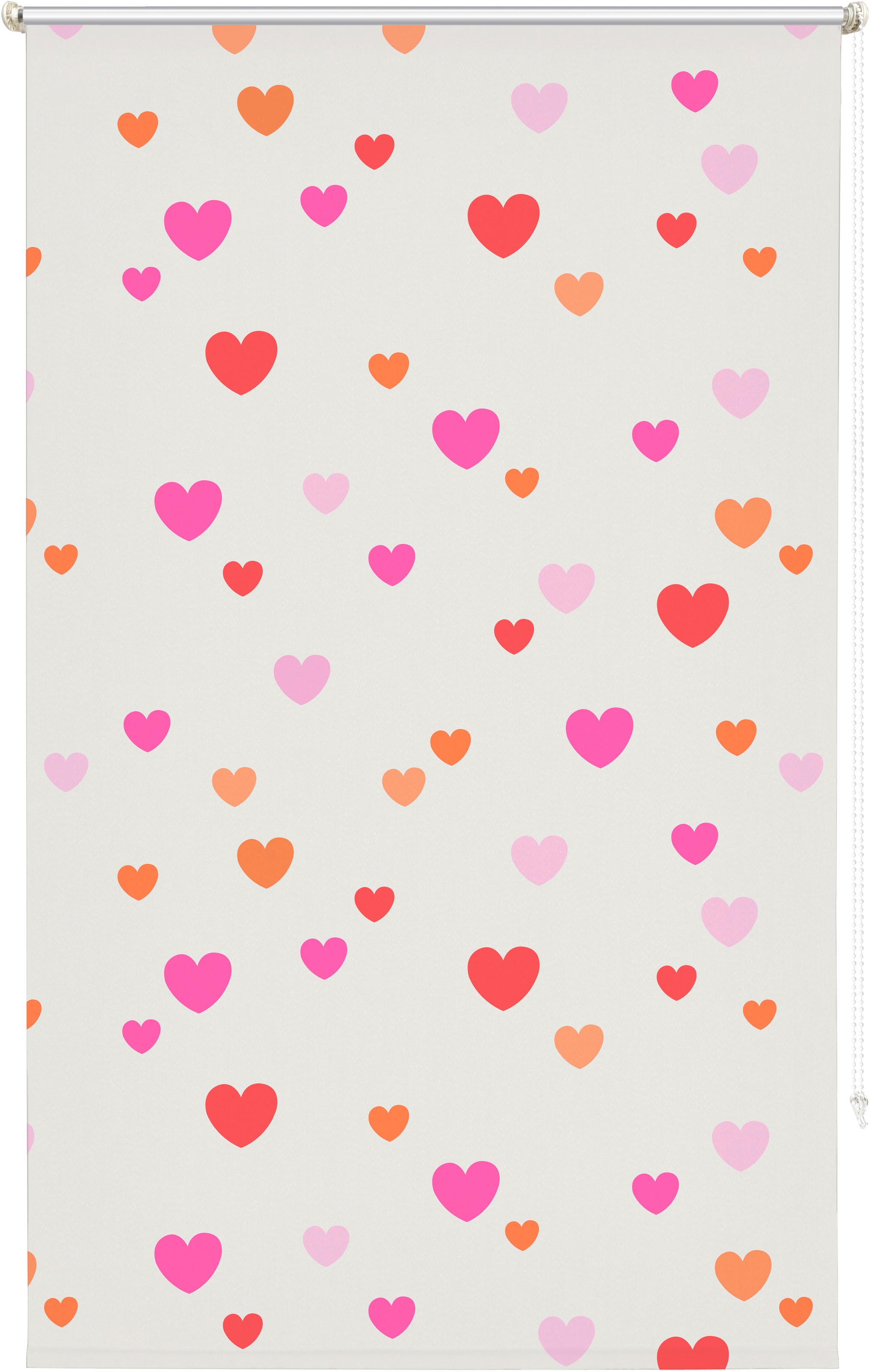Lüttenhütt Rollo »HEART«, verdunkelnd, Blendschutz-Sichtschutz-Verdunkelung günstig online kaufen