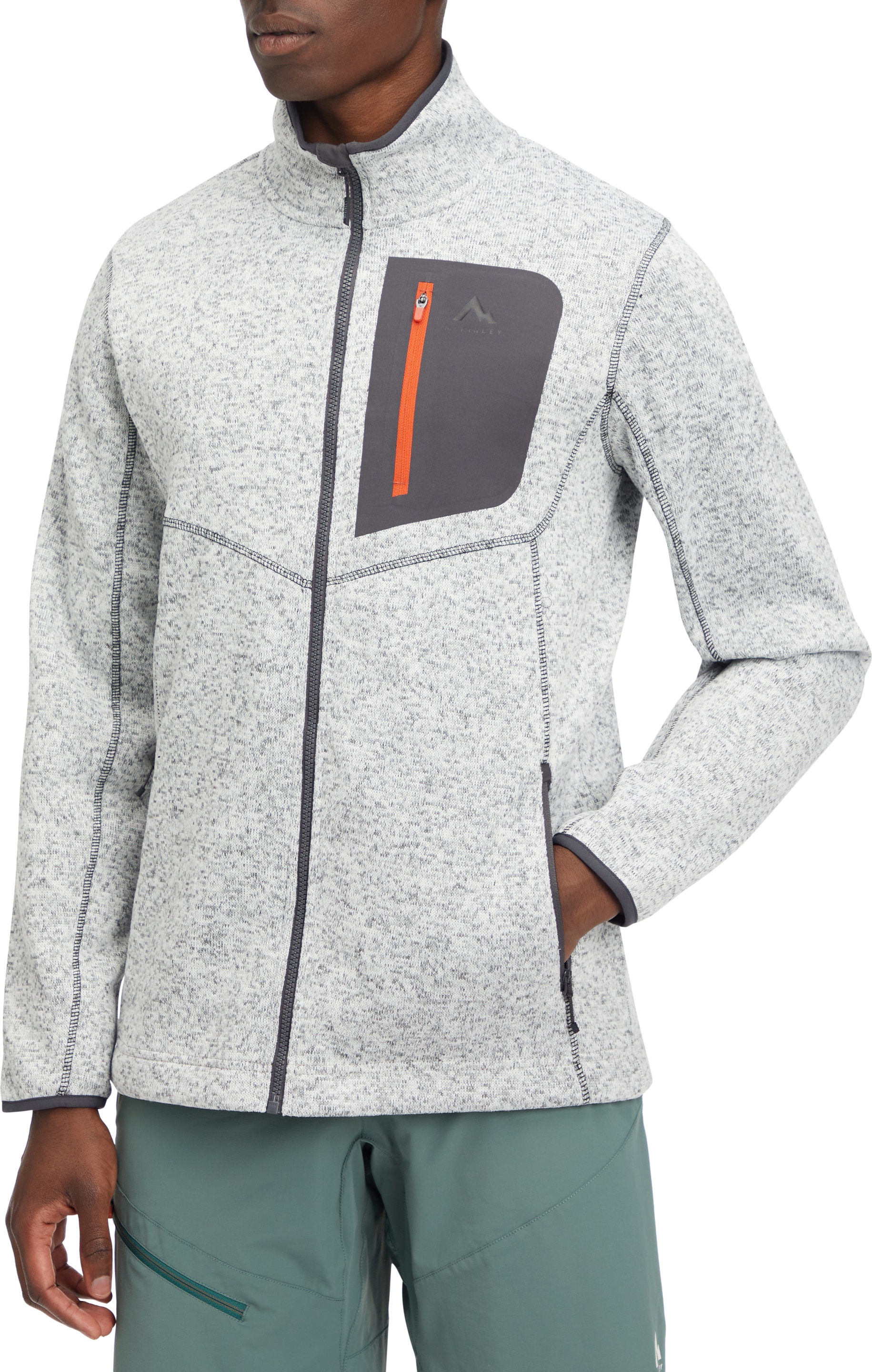 McKINLEY Fleecejacke »He.-Unterjacke Skeena III M« gerader Abschluss, normale Schnittform, für Erwachsene