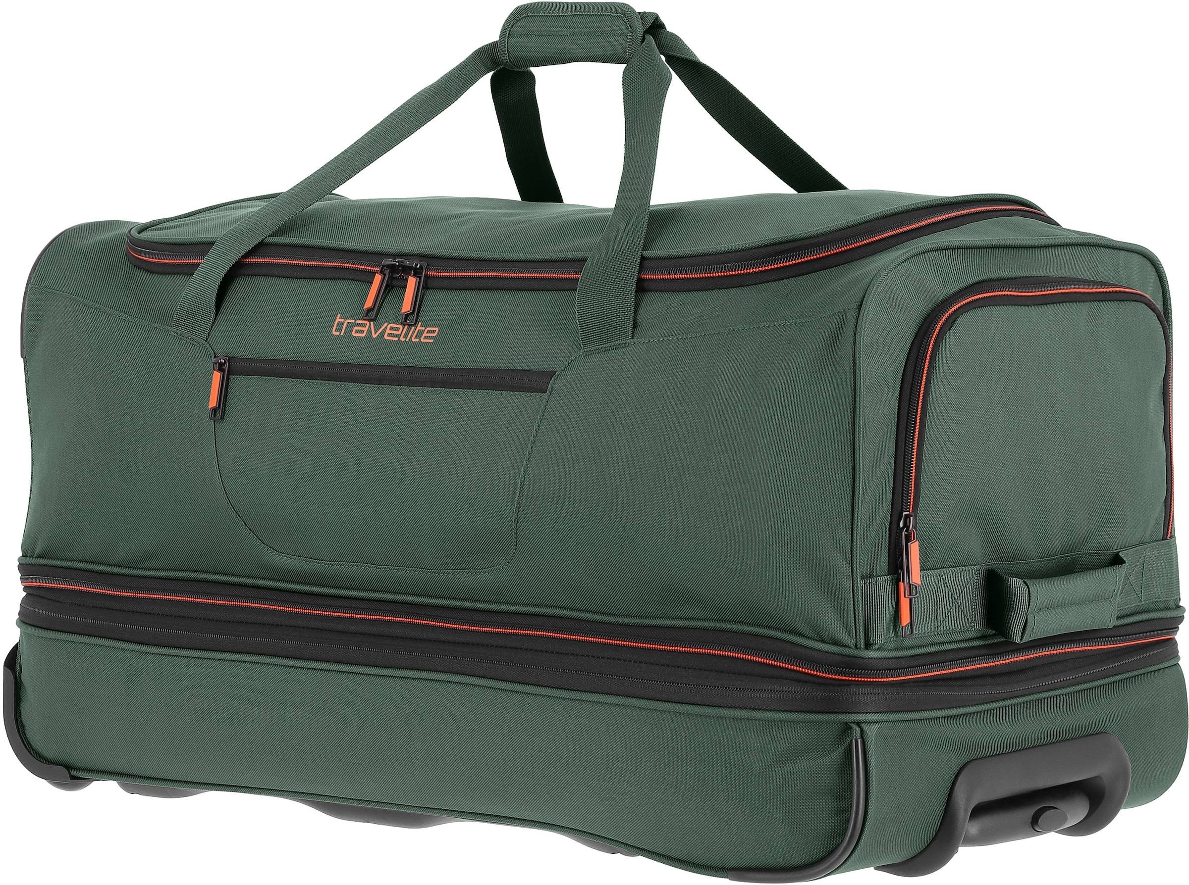 travelite Reisetasche »BASICS, verschiedene Größen und Farben«, Duffle Bag Reisegepäck Sporttasche Reisebag mit Trolleyfunktion