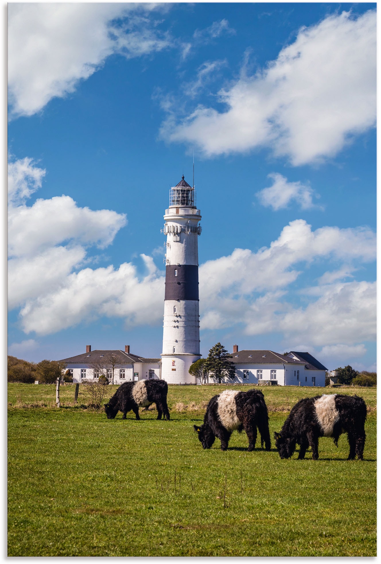 Artland Wandbild Leuchtturm Langer Christian Kampen Sylt Gebäude 1