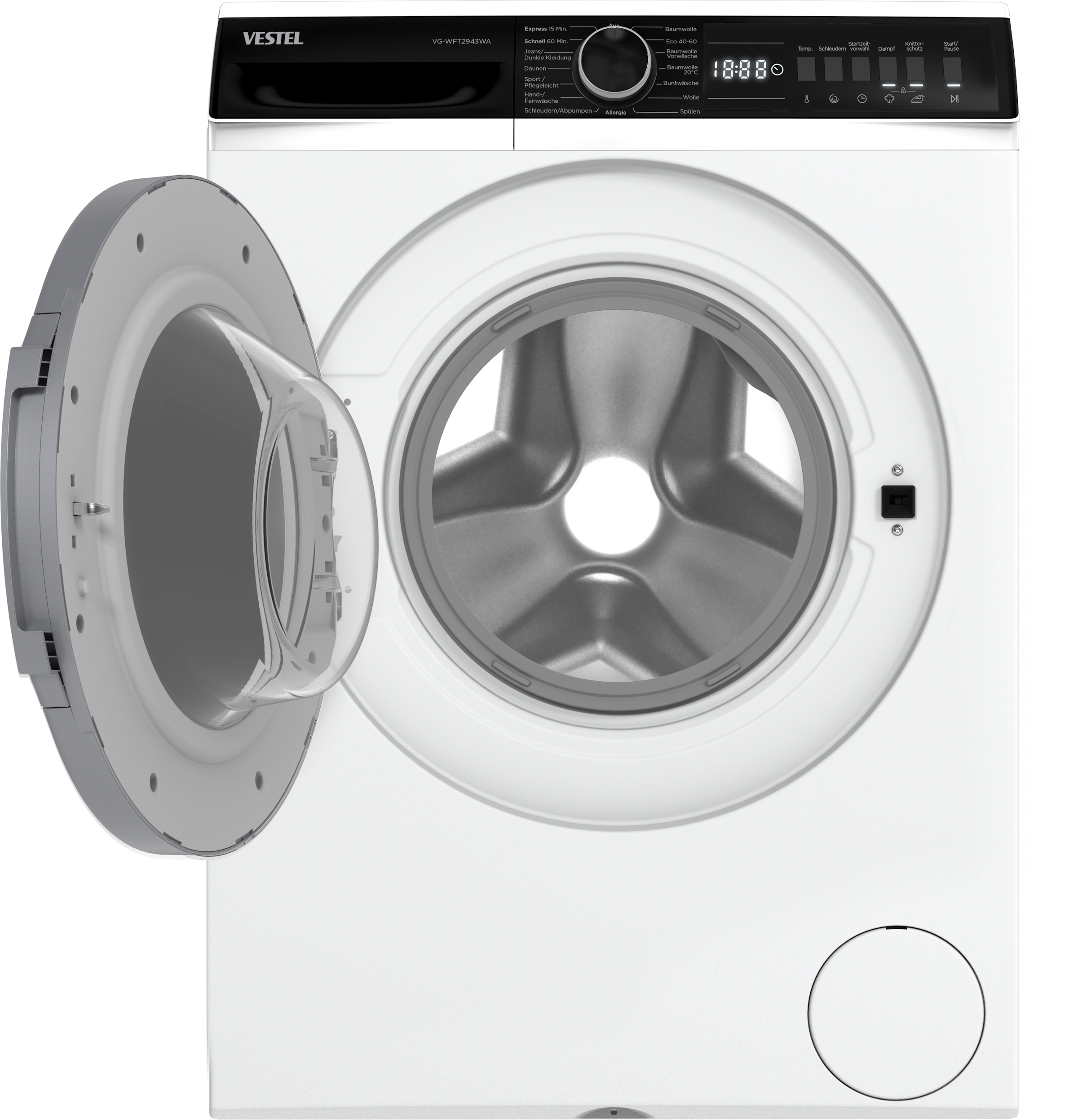 VESTEL Waschmaschine »VG-WFT2943WA«, 9 kg, 1400 U/min