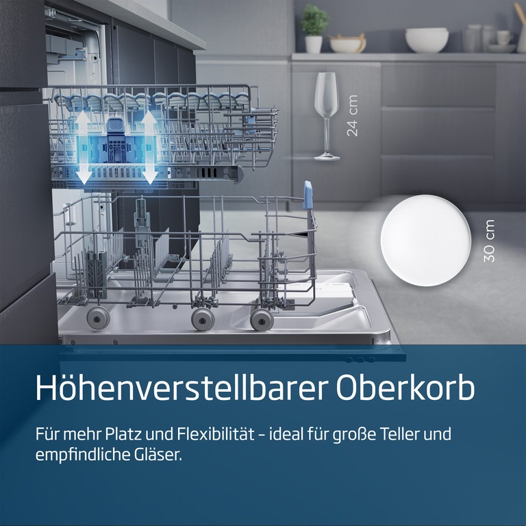 BEKO Unterbaugeschirrspüler »BDDN36550XP« 8,9 l 15 tlg. Maßgedecke