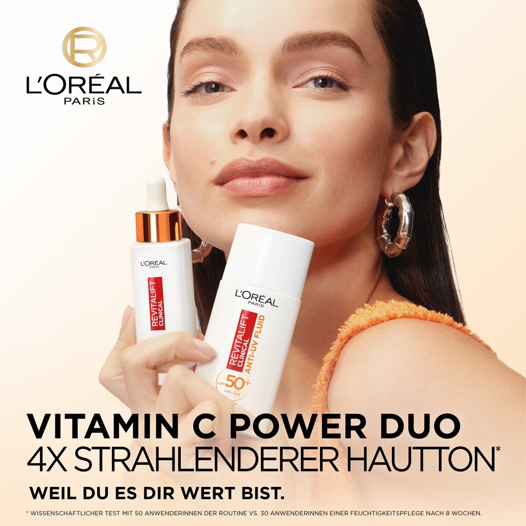 L'ORÉAL PARIS Gesichtspflege-Set »L'Oréal Paris Revitalift Vitamin C Duo«, (Set, 2 tlg.)