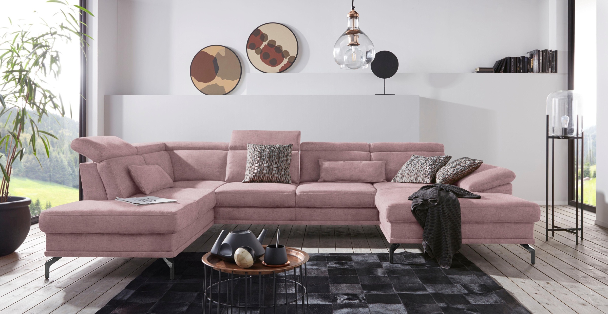 sit&more "Scorpio U-Form" inklusive Sitztiefenverstellung, mit Kopf- und Ar günstig online kaufen