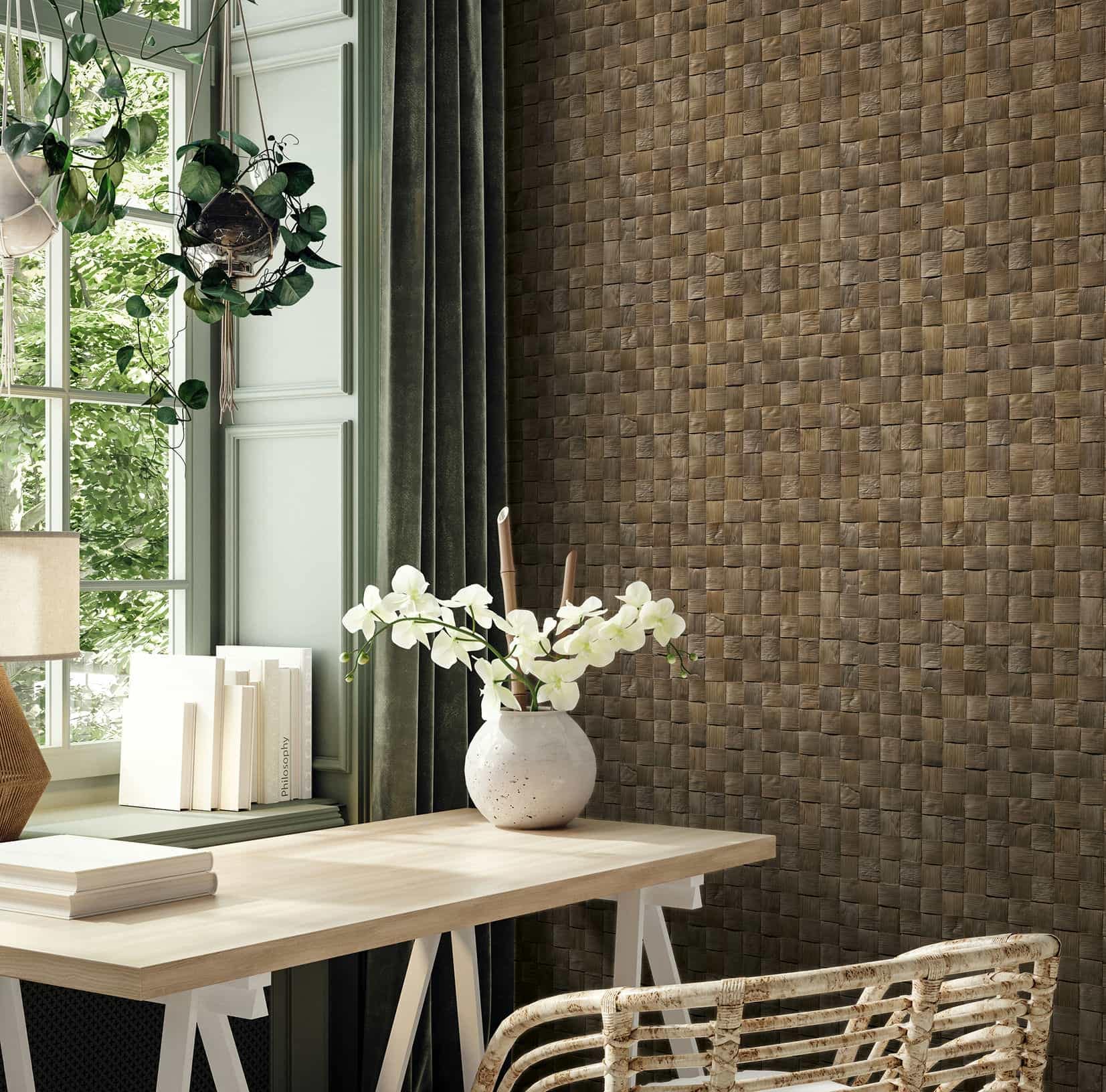 Marburg Vliestapete »Tapete Wooden Panels« Holz geprägt moderne Vliestapete für Wohnzimmer Schlafzimmer Küche