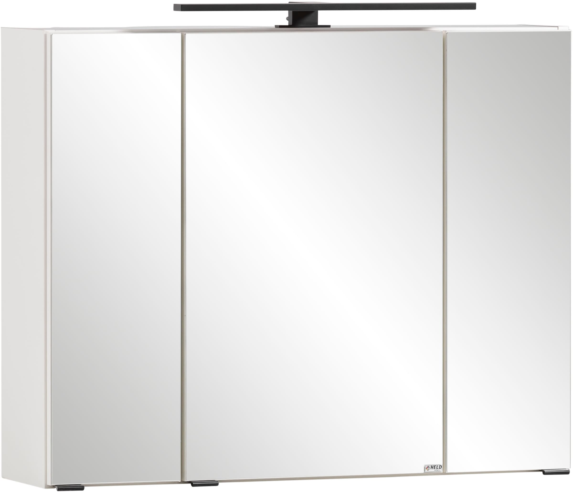 welltime Badmöbel-Set »Lana«, (Komplett-Set, 2 St.), Badezimmer-Set, 2-teilig, inkl. Waschbecken, 80 cm breit