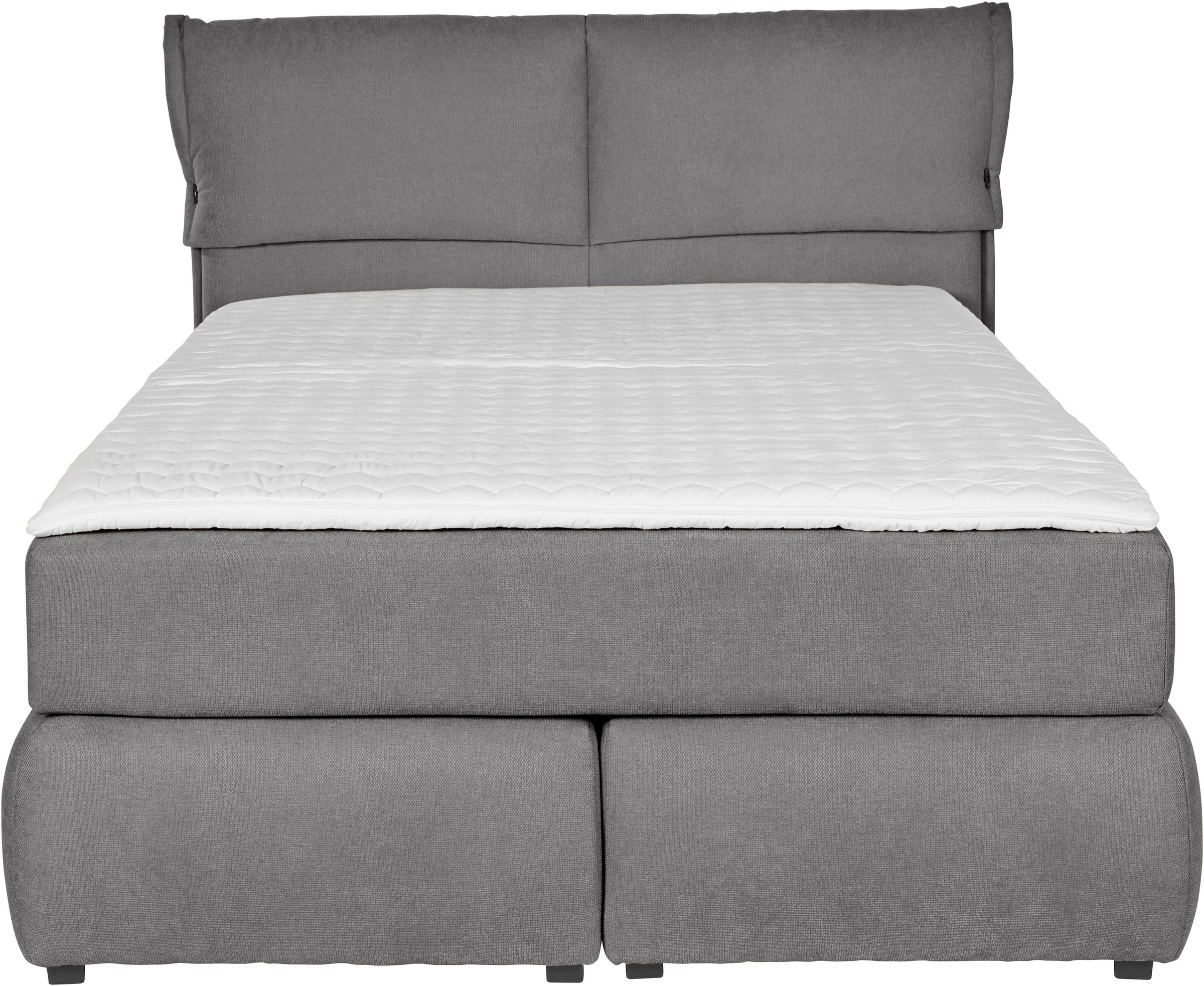 andas Boxspringbett »Jenson«, in 4 Farben, 4 Breiten, 3 Matratzenarten in 2 Härtegraden, Topper