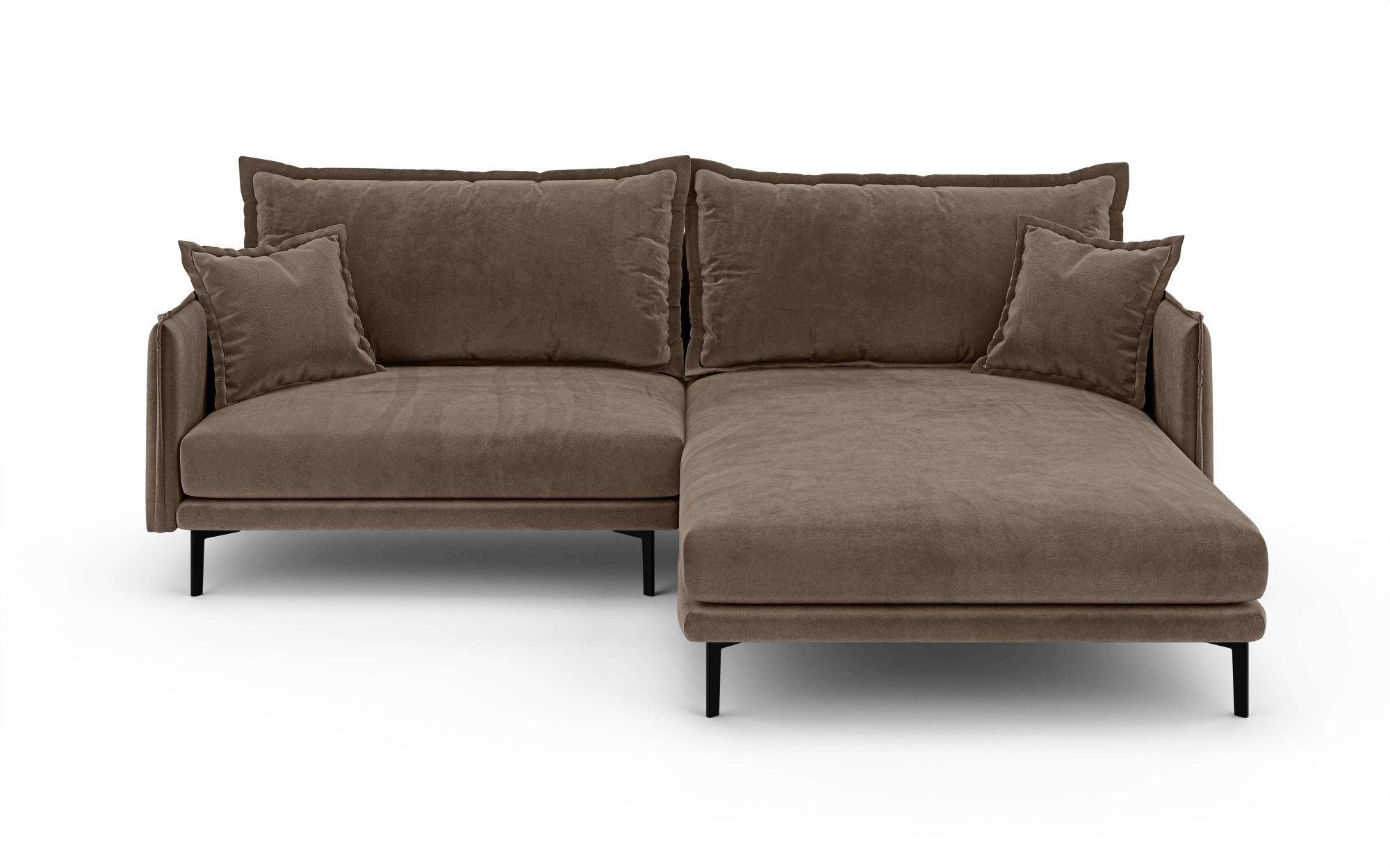 Home affaire Ecksofa »ALEXANDRIA mit Recamiere rechts oder links bestellbar günstig online kaufen