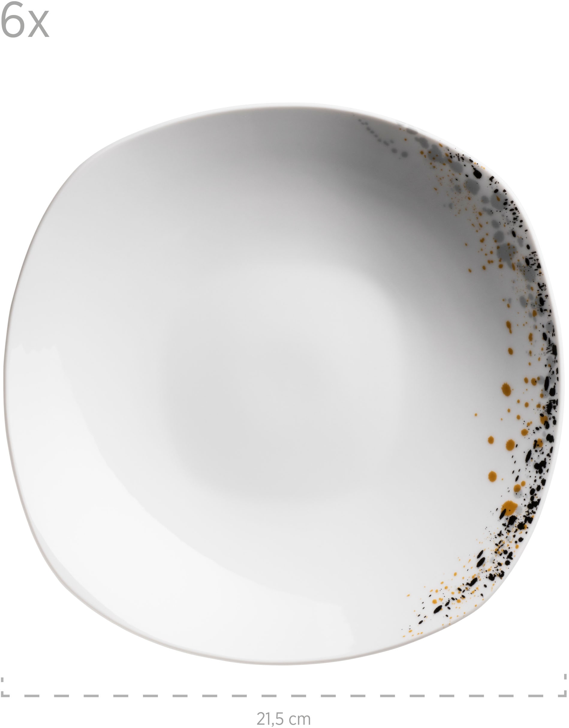 MÄSER Teller-Set »SPACE DUST, Geschirr Set, Porzellan« Teller Set