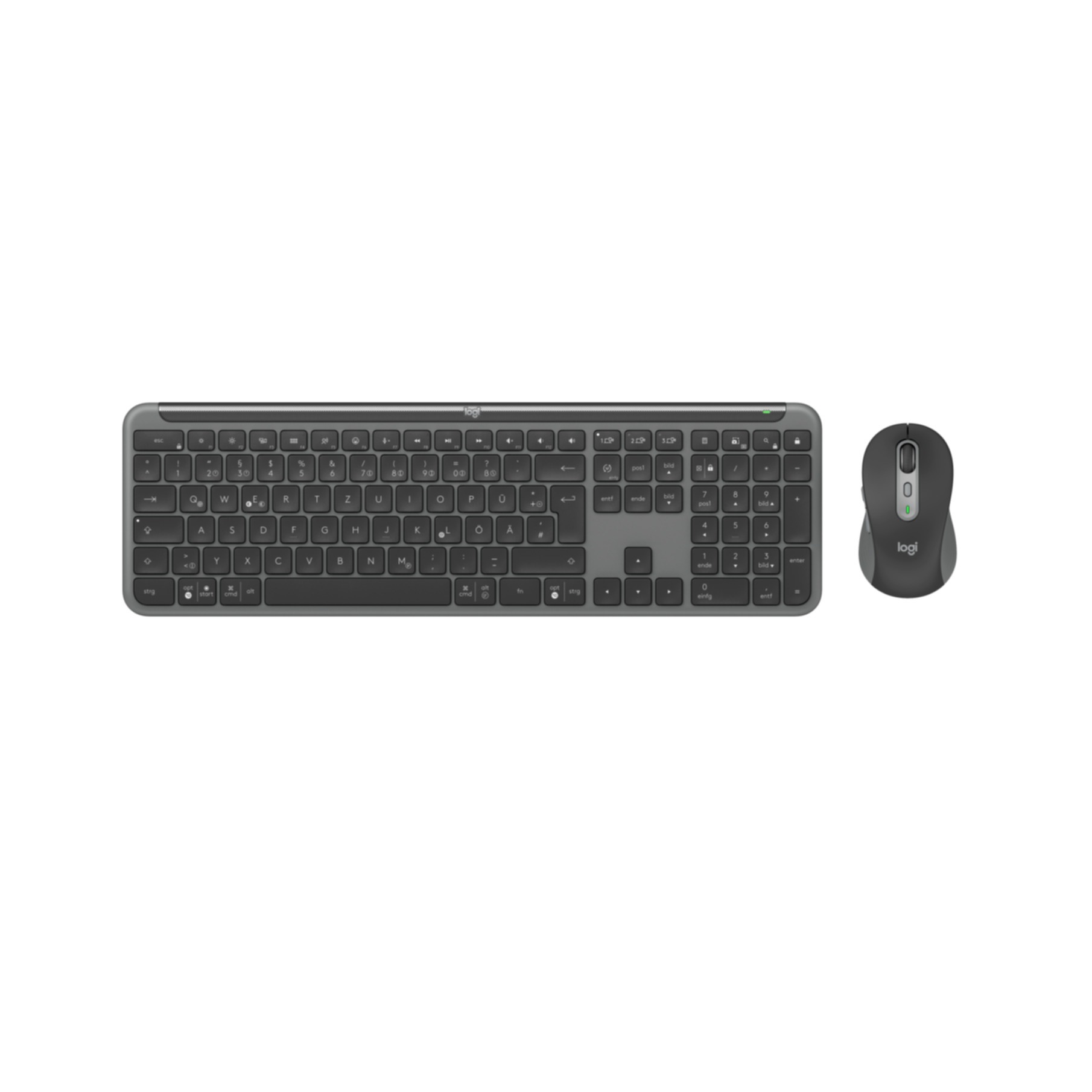 Logitech Wireless-Tastatur »Signature Slim Combo MK950«, (Ziffernblock-Anpassbare Höhe)