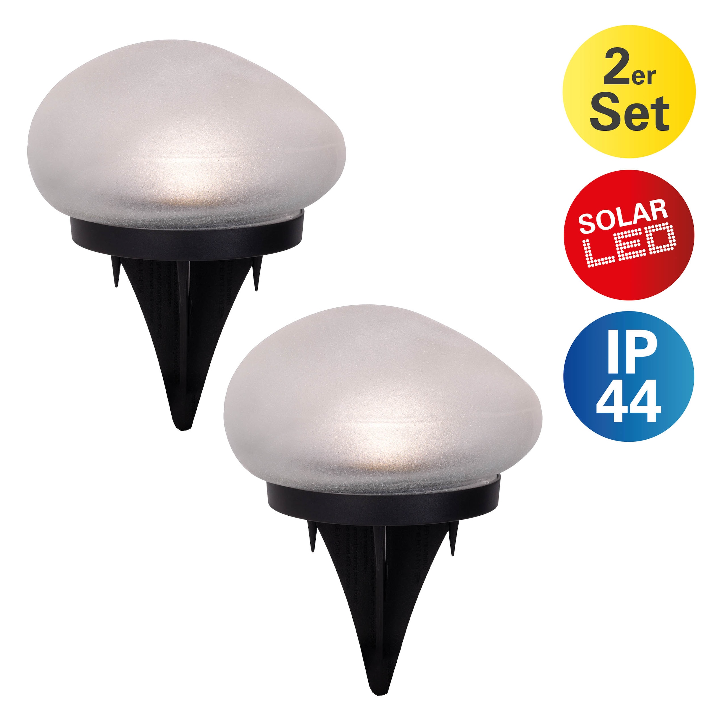 näve LED Solarleuchte »Guri«, 2 flammig, Leuchtmittel LED-Modul   LED fest günstig online kaufen