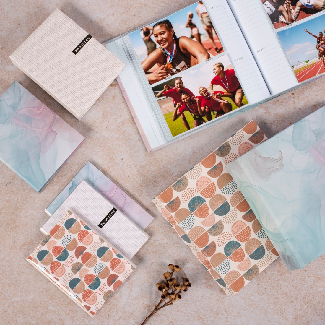 Hama Einsteck-Fotoalbum »Memo Fotoalbum 10x15 cm 200 Fotos Kunstdruck« Einsteckcover, Memofeld