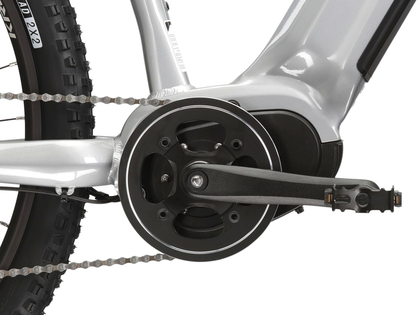 Kross E-Bike »E-MTB Hexagon Boost 3.0 29 Zoll silberfarben«, 8 Gang, microSHIFT, ACOLYTE M5185M, Mittelmotor 250 W