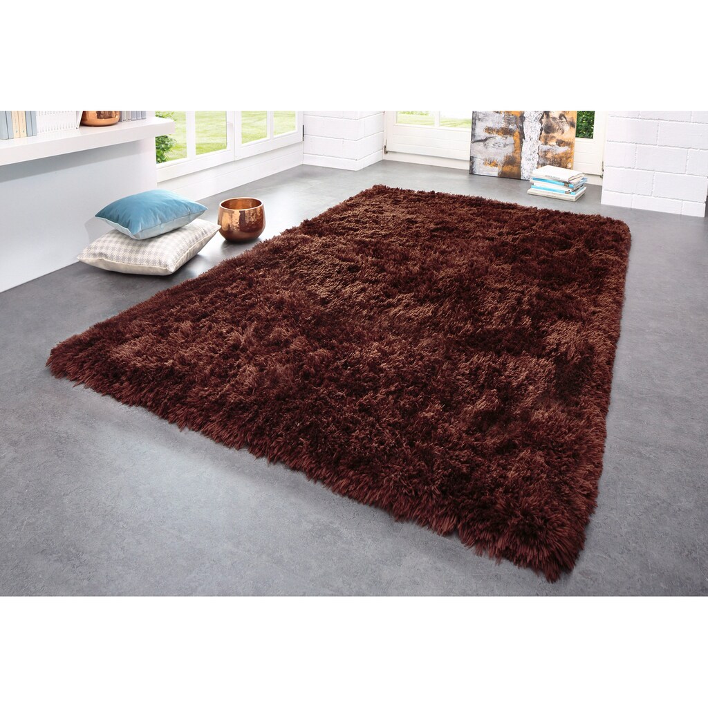 TOM TAILOR HOME Hochflor-Teppich »Flocatic«, rechteckig