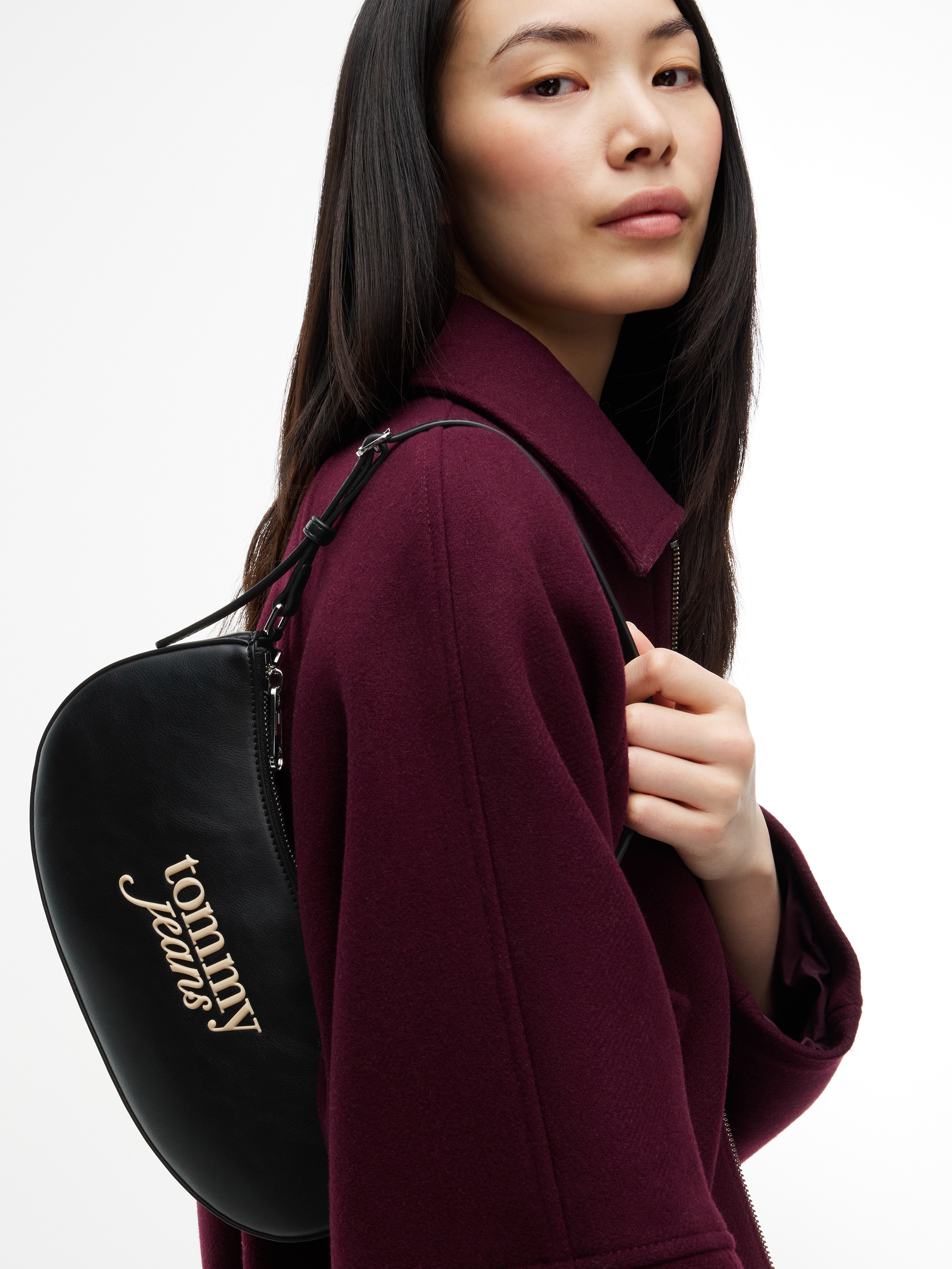 Tommy Jeans Schultertasche »TJW MUST SHOULDER BAG« Damen Handtasche, Umhängetasche mit Kontrast-Logo