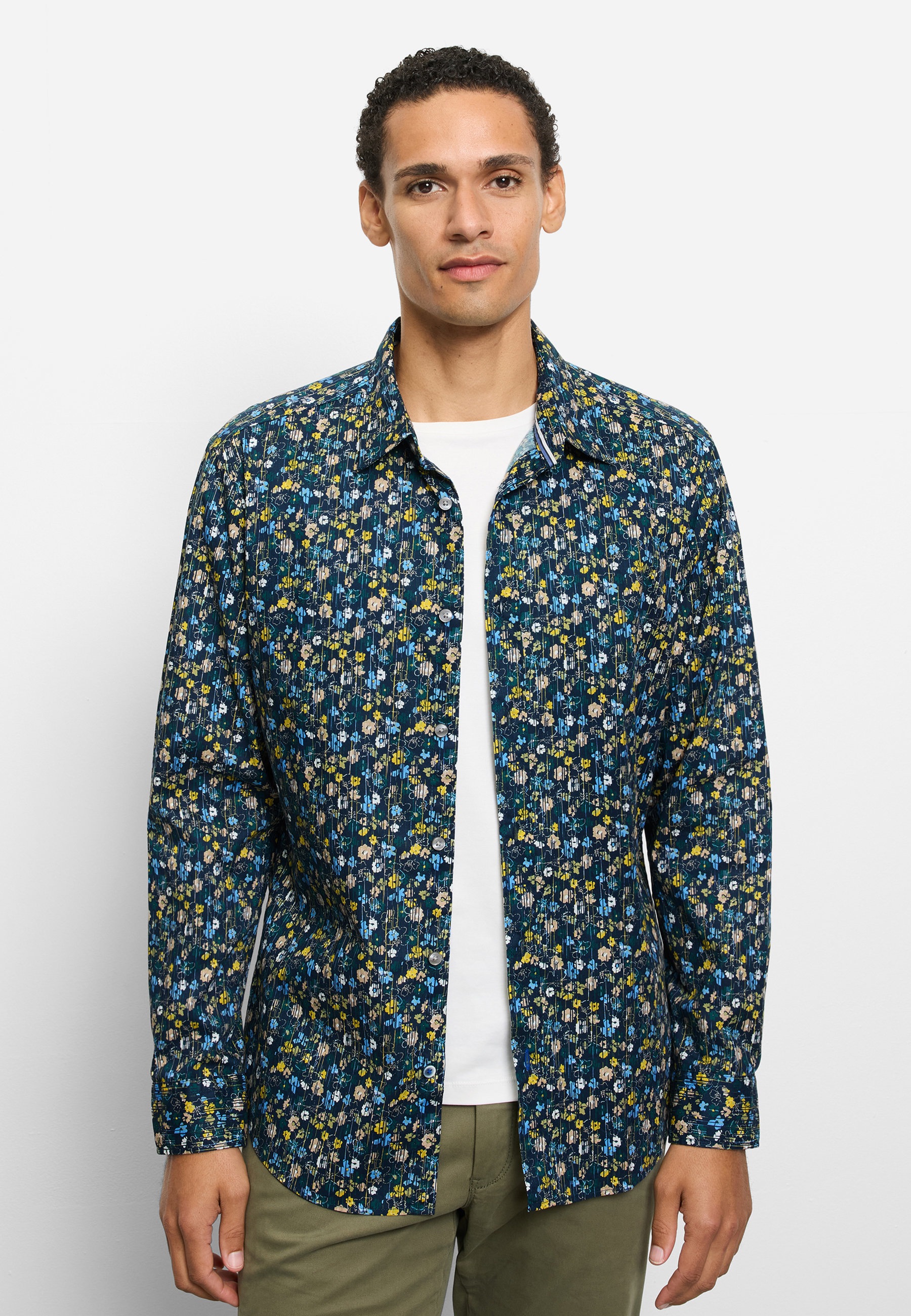 OLYMP Langarmhemd »OLYMP Casual, regular fit, Kent«