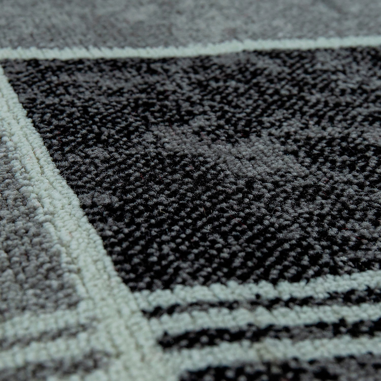 Paco Home Teppich Muster Optik, Karo schnell ideal Marmor bestellen Flur mit im Kurzflor, 057«, und Schlafzimmer rechteckig, & »Sinai bequem