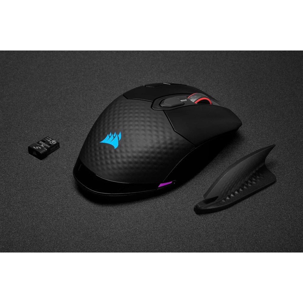 Corsair Gaming-Maus »DARK CORE RGB PRO SE«, kabellos-USB-kabelgebunden-Funk