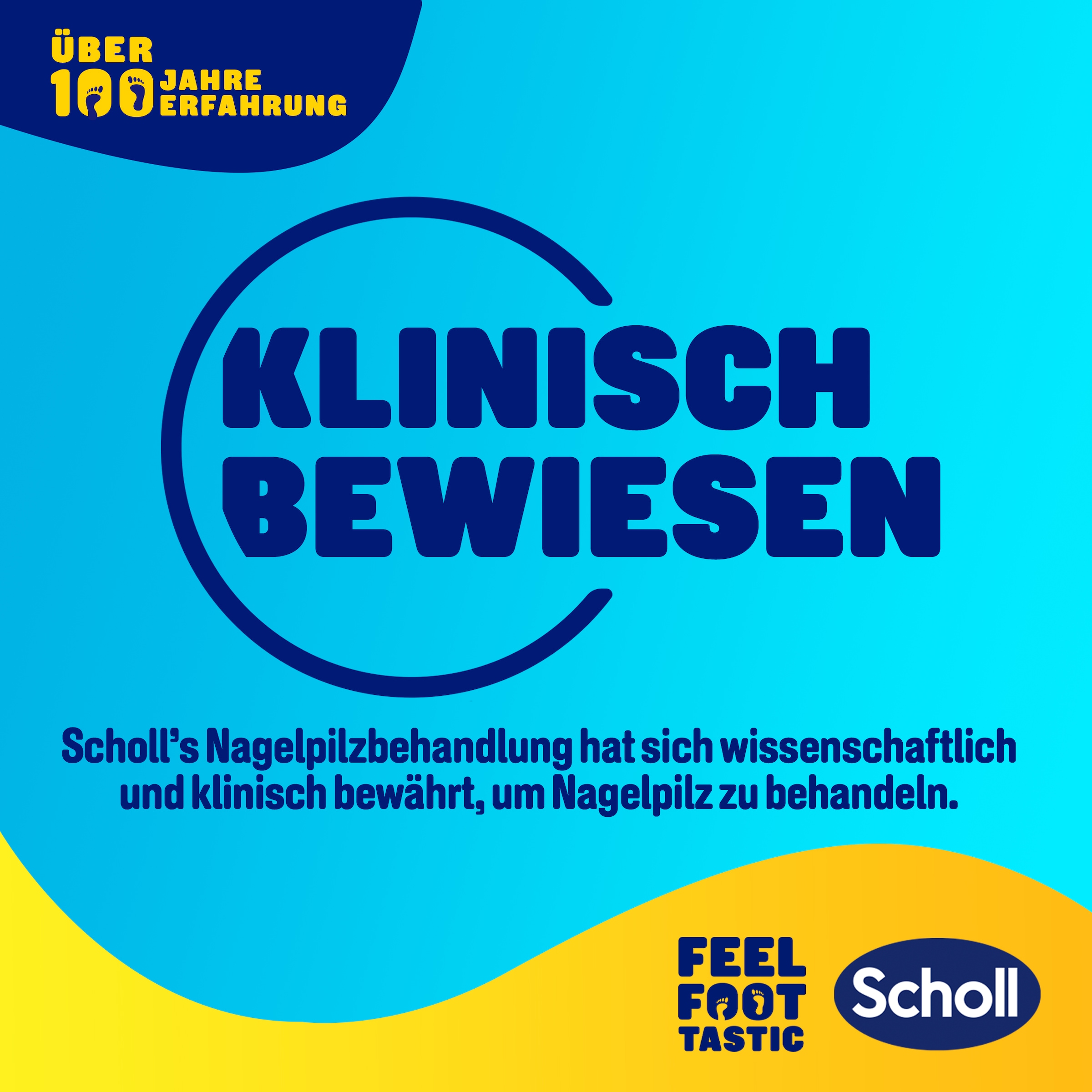 Scholl Nagelpflegestift »2-in-1 Stift effektiven Behandlung von Nagelpilz und Pilzinfektionen«, (Packung), Wirksamkeit klinisch bestätigt