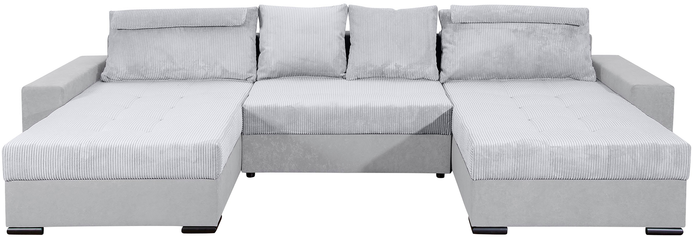 COLLECTION AB Wohnlandschaft »XXXL-Josy Relax U-Form Breite 352 cm, mit 2 gleich großen Recamieren«, inkl. Bettfunktion, Bettkasten, mit 4 Rückenkissen in zwei Größen