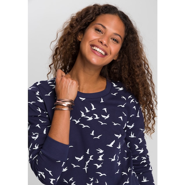 Sweatshirt, Minimal-Allover-Print KangaROOS mit kaufen online modischem