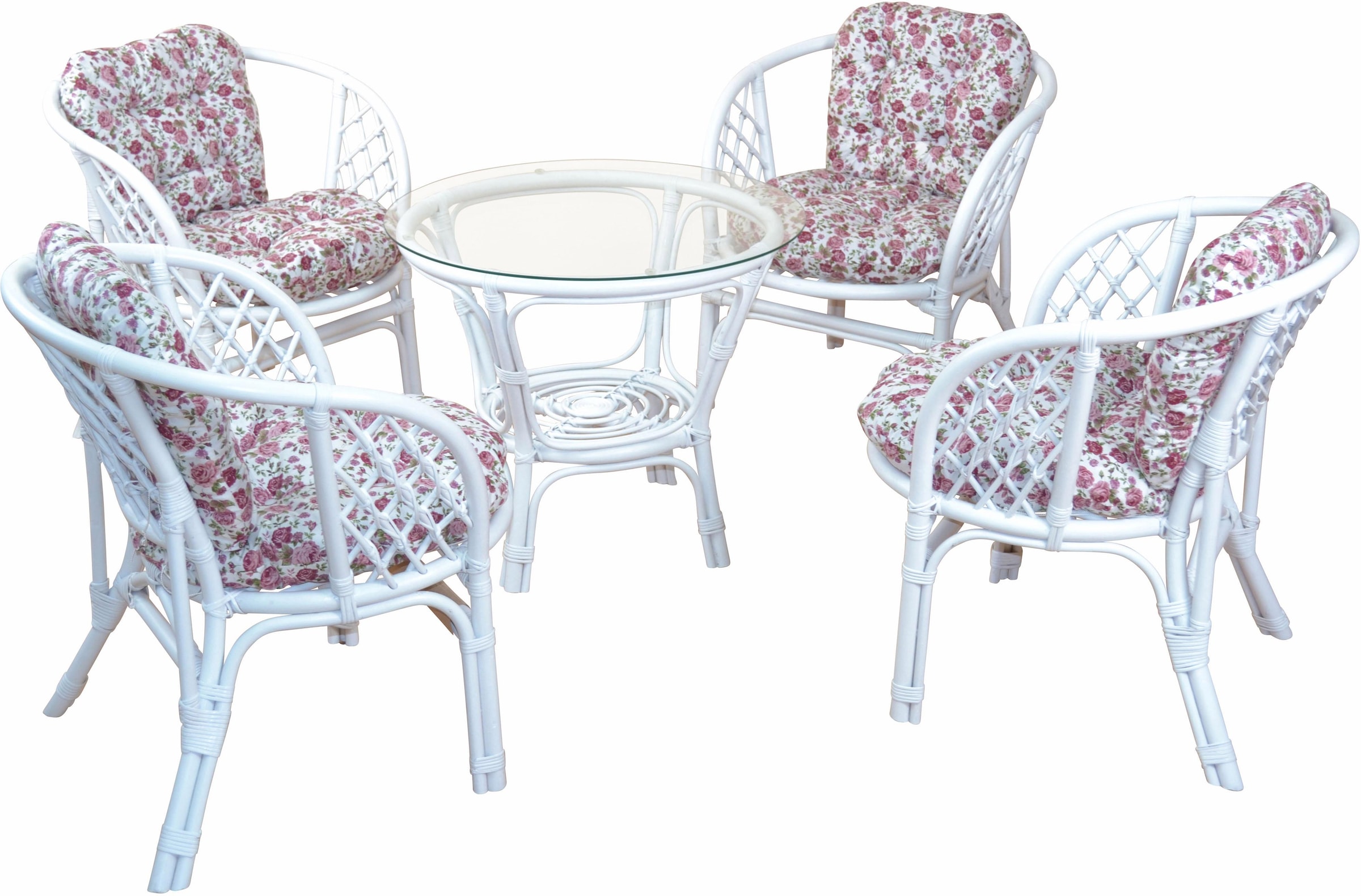 Home affaire Essgruppe 5 Stk. tlg. honigfarben, inklusive Kissenauflagen günstig online kaufen