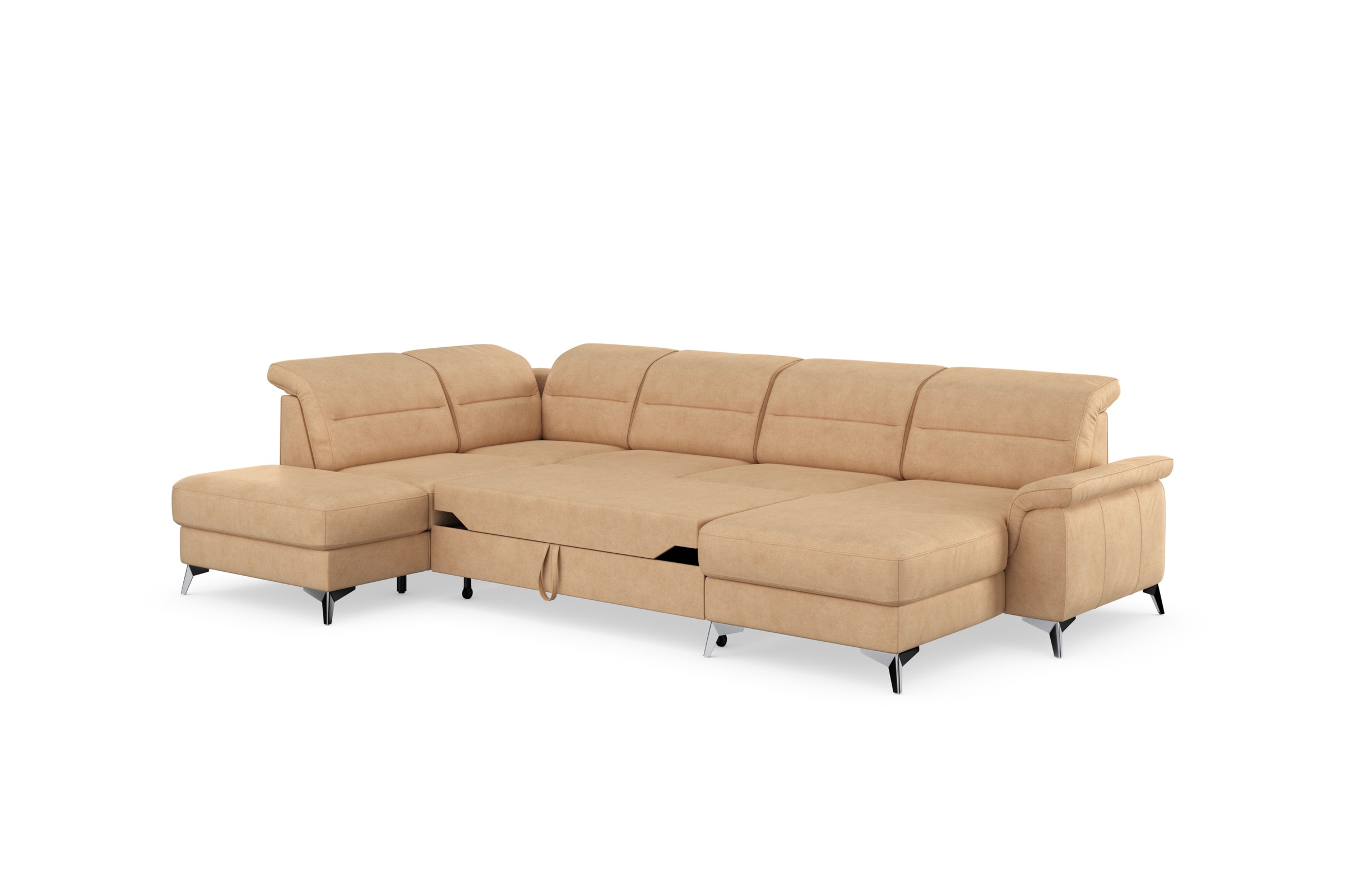 sit&more Wohnlandschaft »Sinatra U-Form«, optional mit Kopfteilverstellung und Armteilfunktion etc.