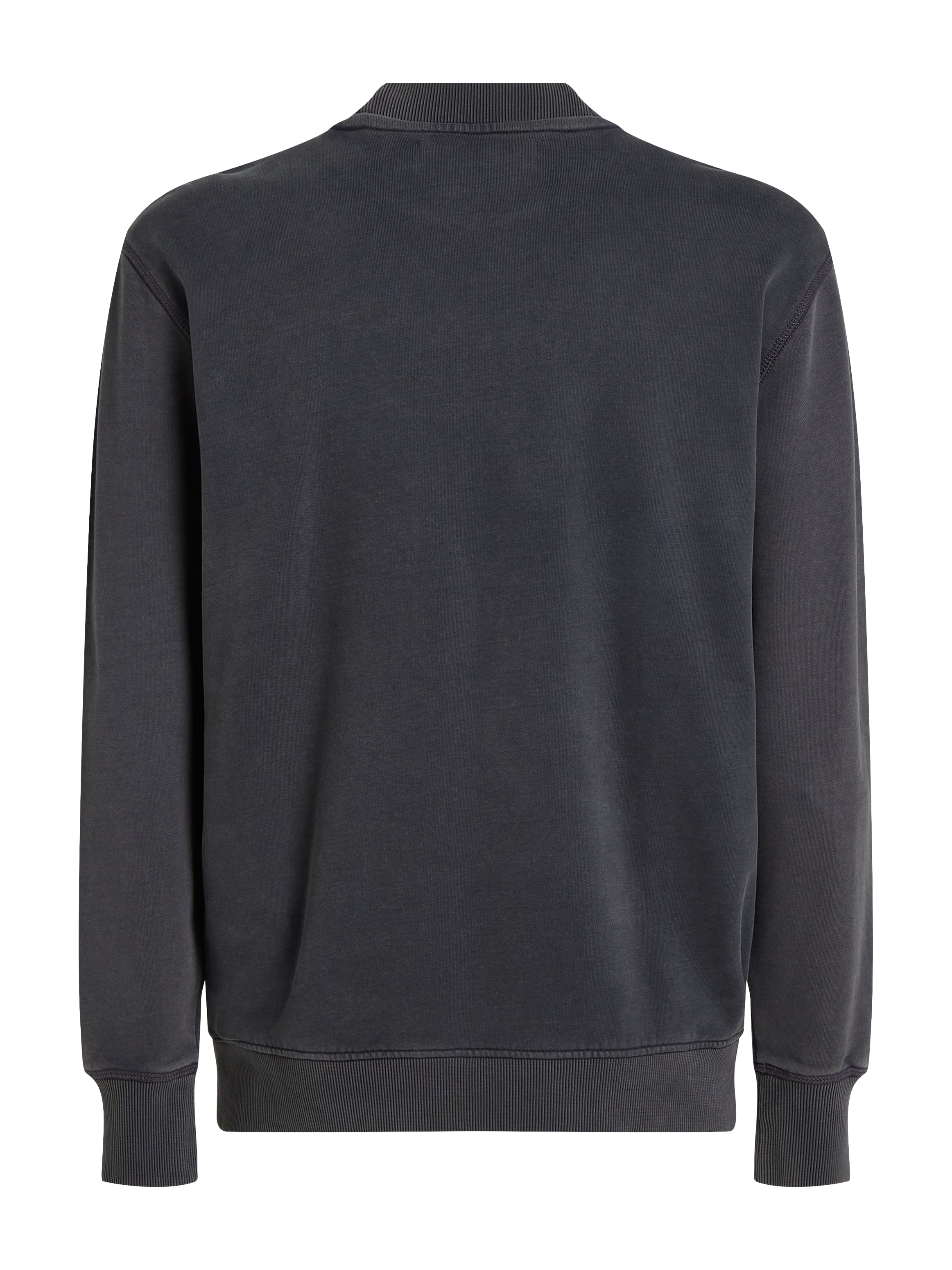 Calvin Klein Jeans Sweatshirt »WASHED WOVEN LABEL CREW NECK«, mit Logopatch