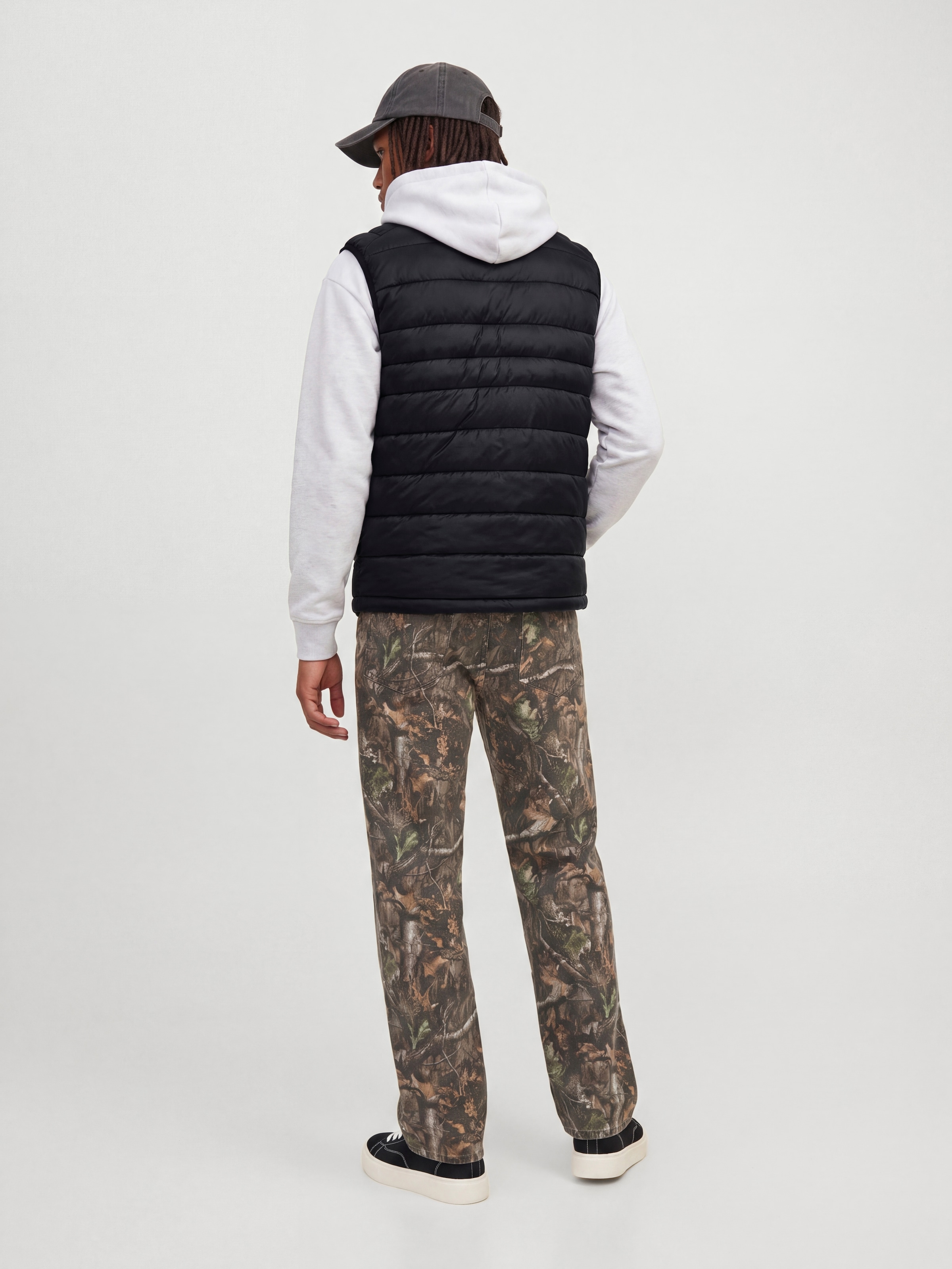 Jack & Jones Steppweste »JJEKINGSLEY LIGHT BODYWARMER COLLAR NOOS« Kunstfaser, regular fit