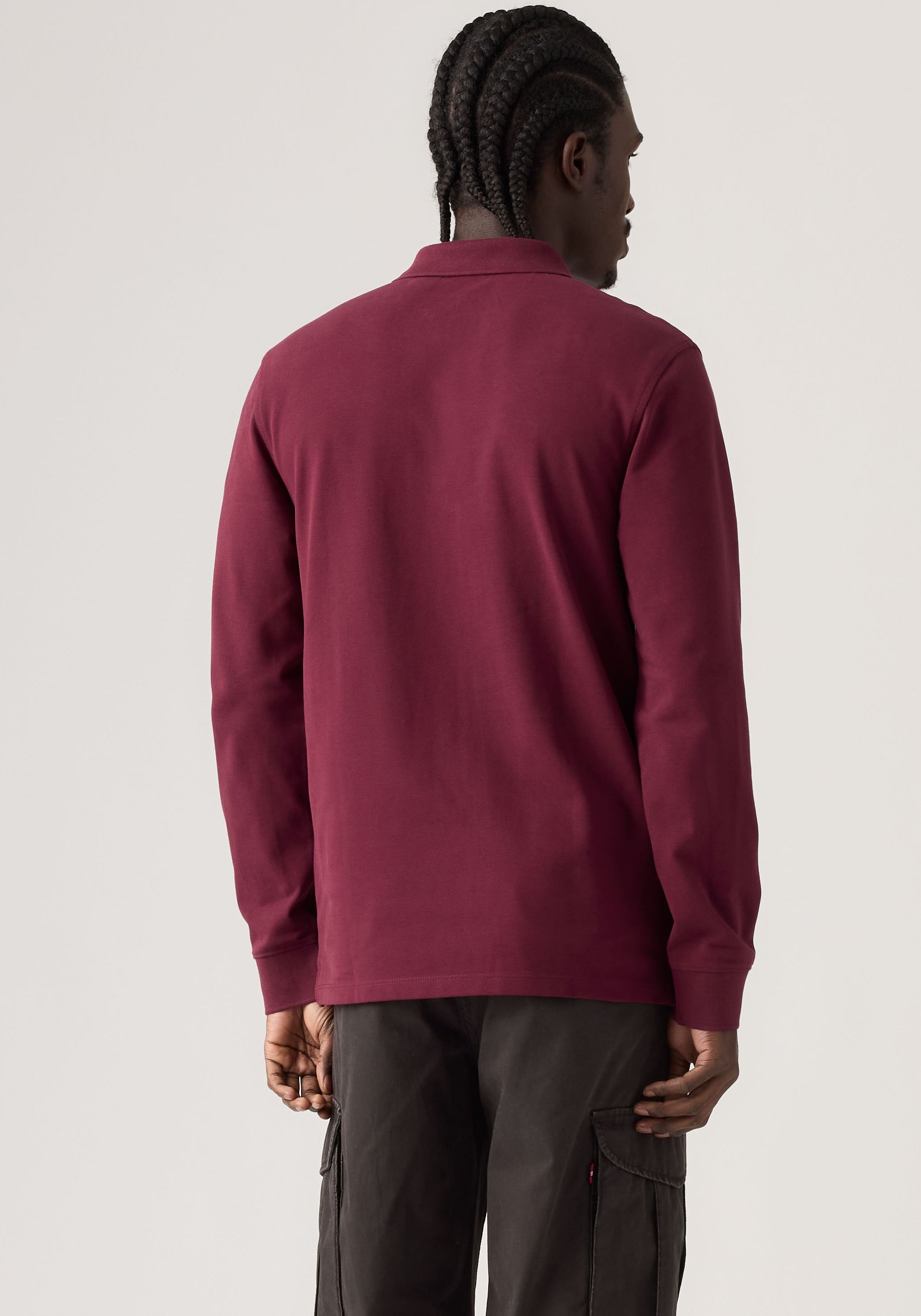 Levi's® Langarm-Poloshirt »LS HM POLO« Polokragenverschluss in 3-Knopf-Form
