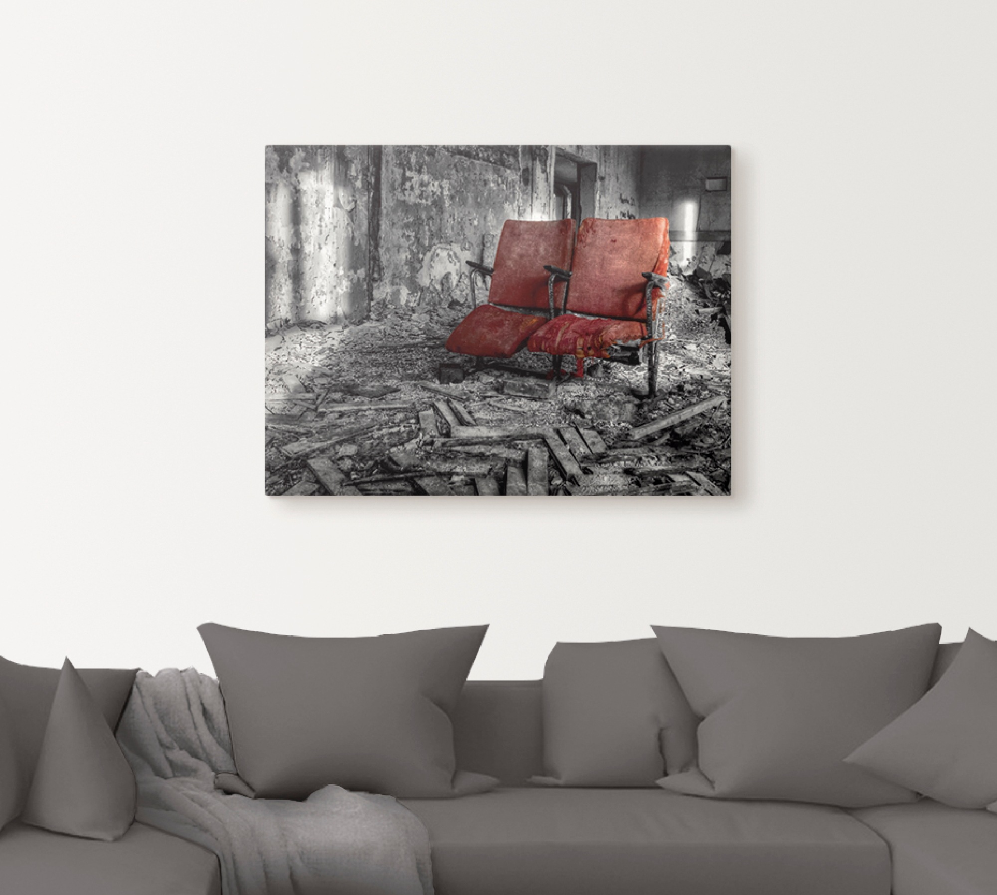Artland Wandbild »Lost Place - Zusammen« Architektonische Elemente 1 Stk. t günstig online kaufen