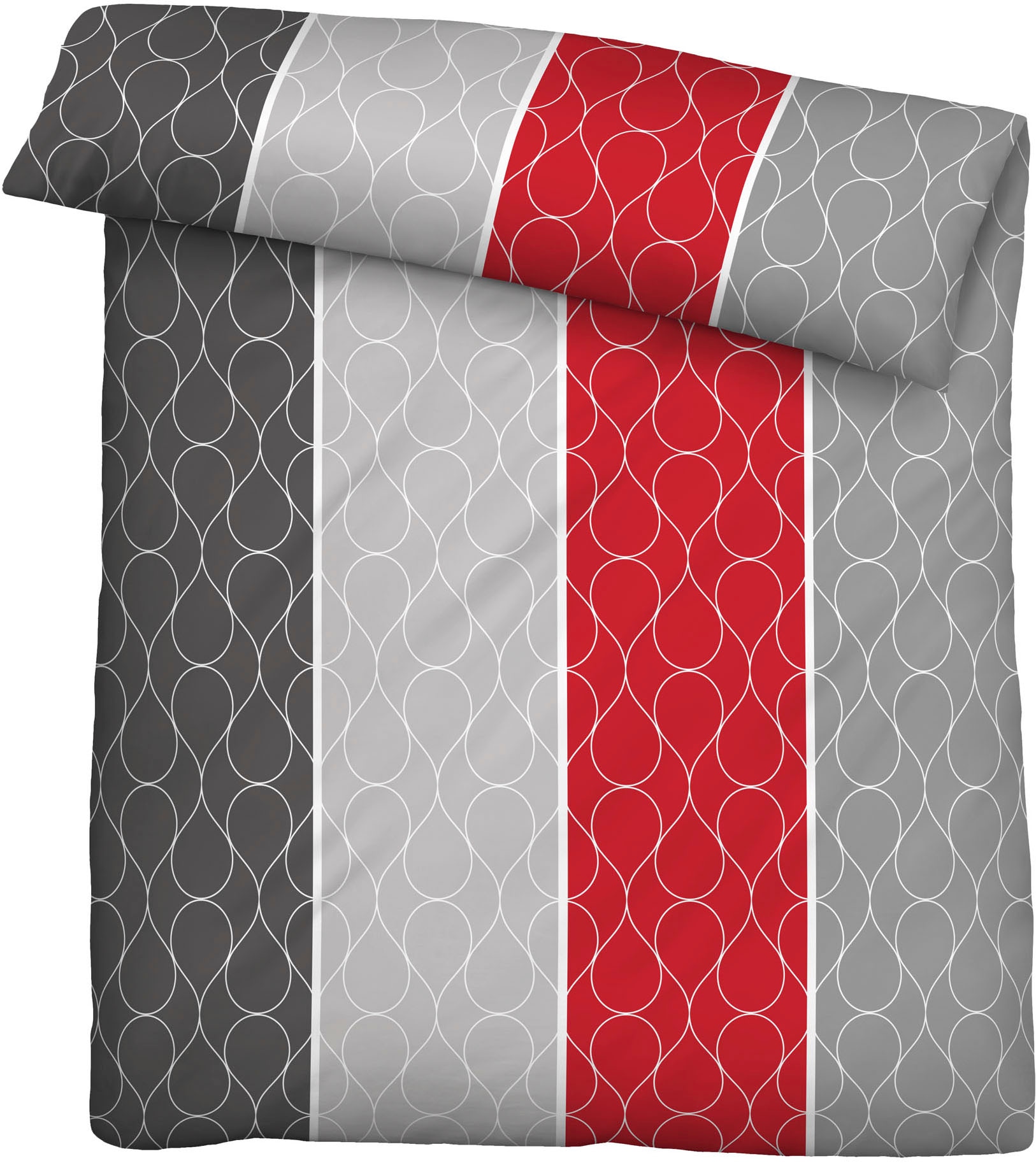 Castell - Markenbettwäsche Bettwäsche »460128« 2 Polycotton, hautsympathisch, atmungsaktiv, mit Reißverschlüssen