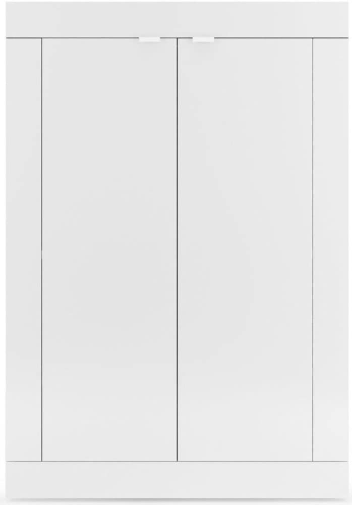 INOSIGN Schuhschrank »Basic Breite 78 cm, Höhe 116 cm, Schuhkommode,« moderne Rahmenoptik, Metallgriffe, 4 Einlegeböden