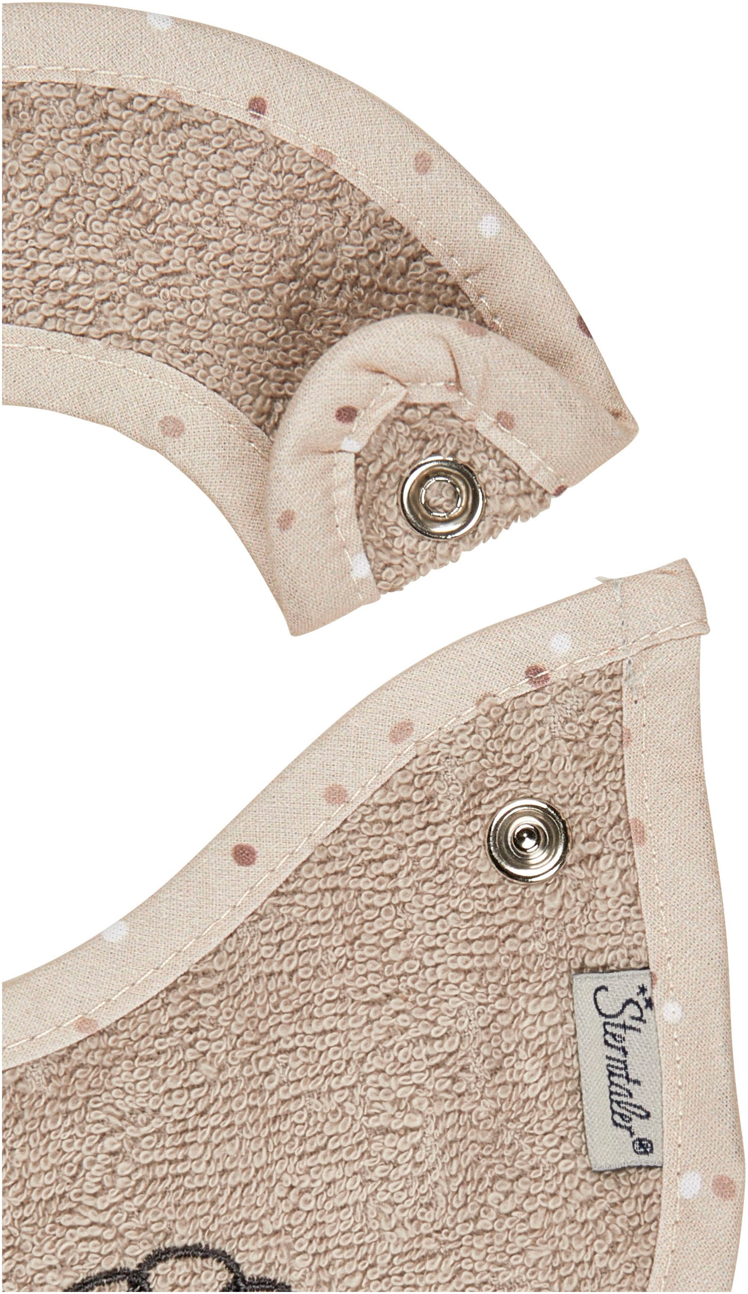 Sterntaler® Lätzchen »Doppelpack Bauernhof, sand«, (Set, 2 St.)